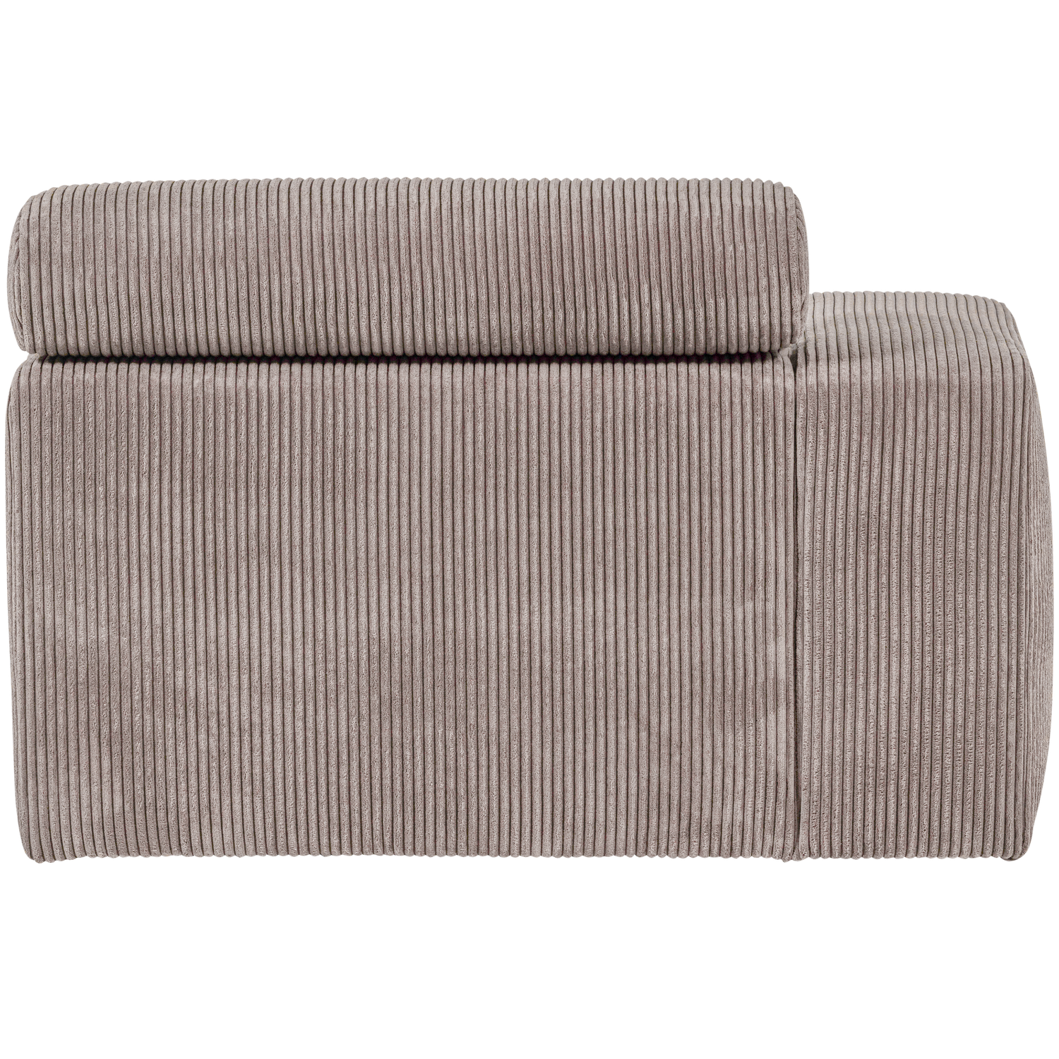 Novi chaise longue element arm links ribstof terra