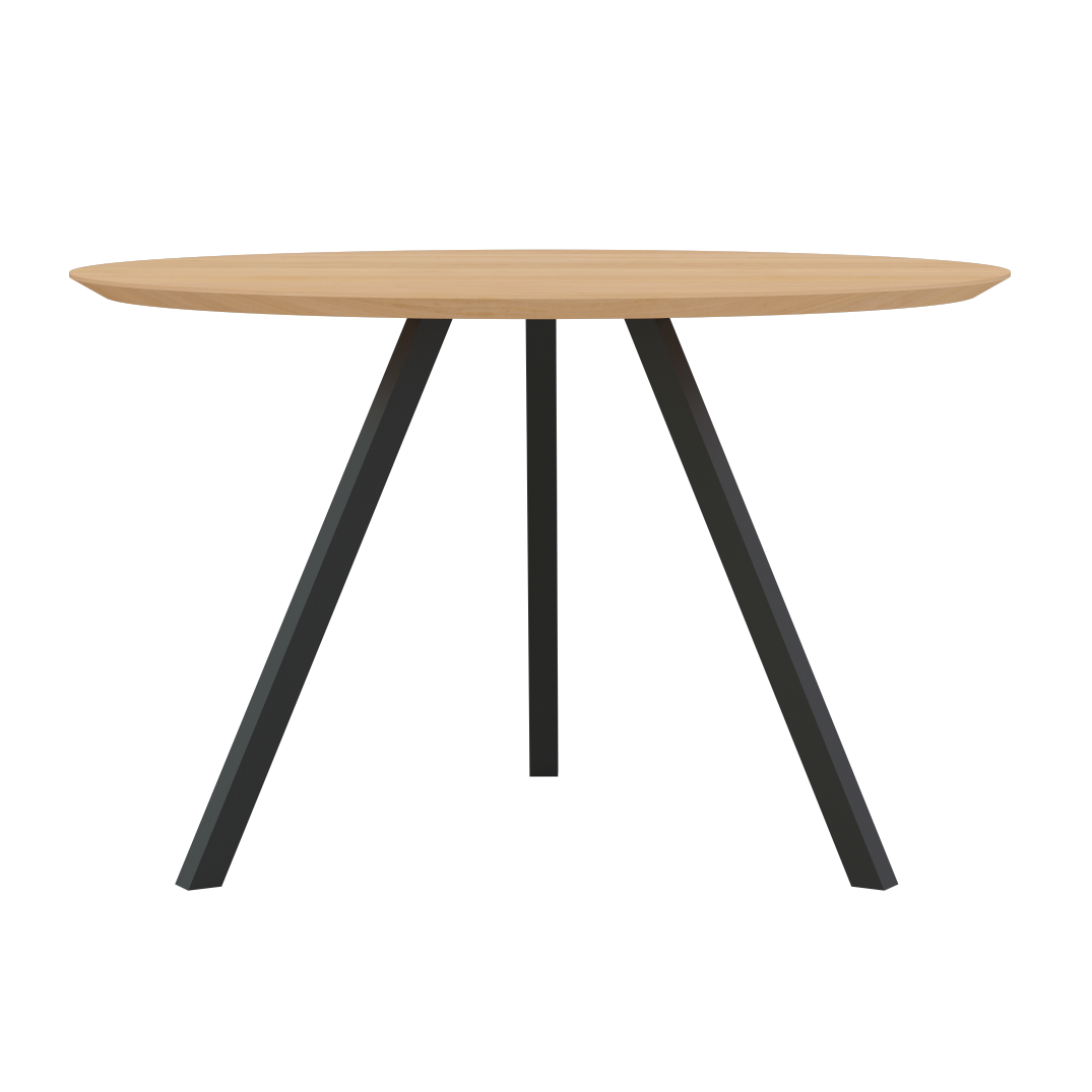 Studio HENK tafel New Classic Rond Tripod, zwart frame - Smart Collectie