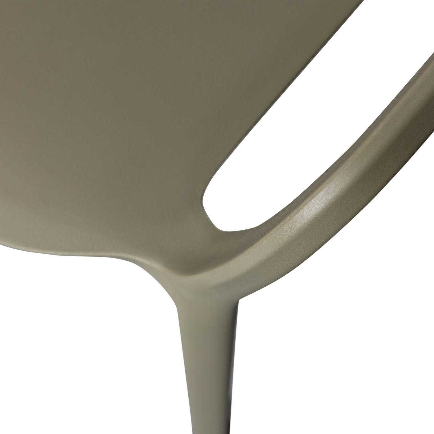 Bent tuinstoel kunststof paars/bruin