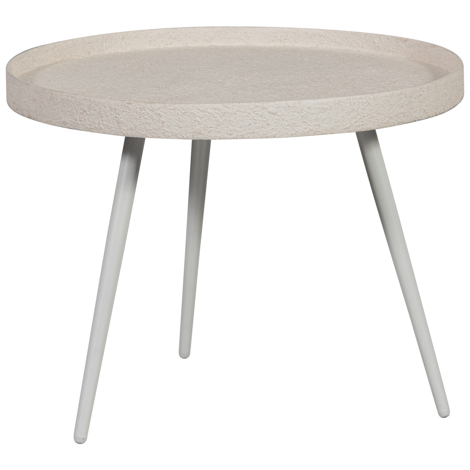 Bounds bijzettafel l hout/metaal naturel 44xo58 cm