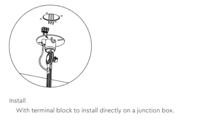 Tonone plafondlamp Bolt 2 arms Side Fit Install