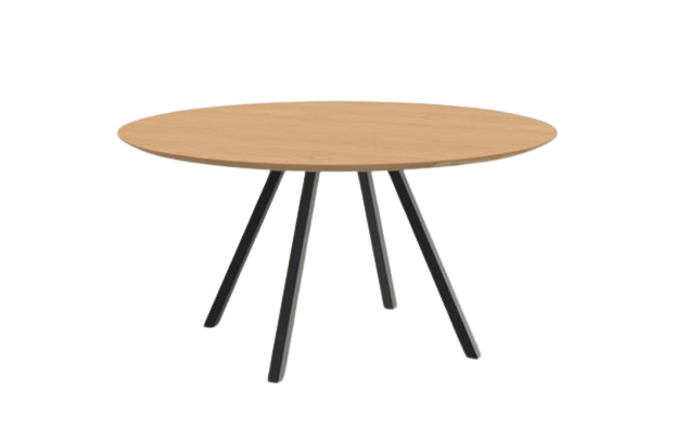 Studio HENK tafel New Classic Rond Quadpod, zwart frame - Smart Collectie