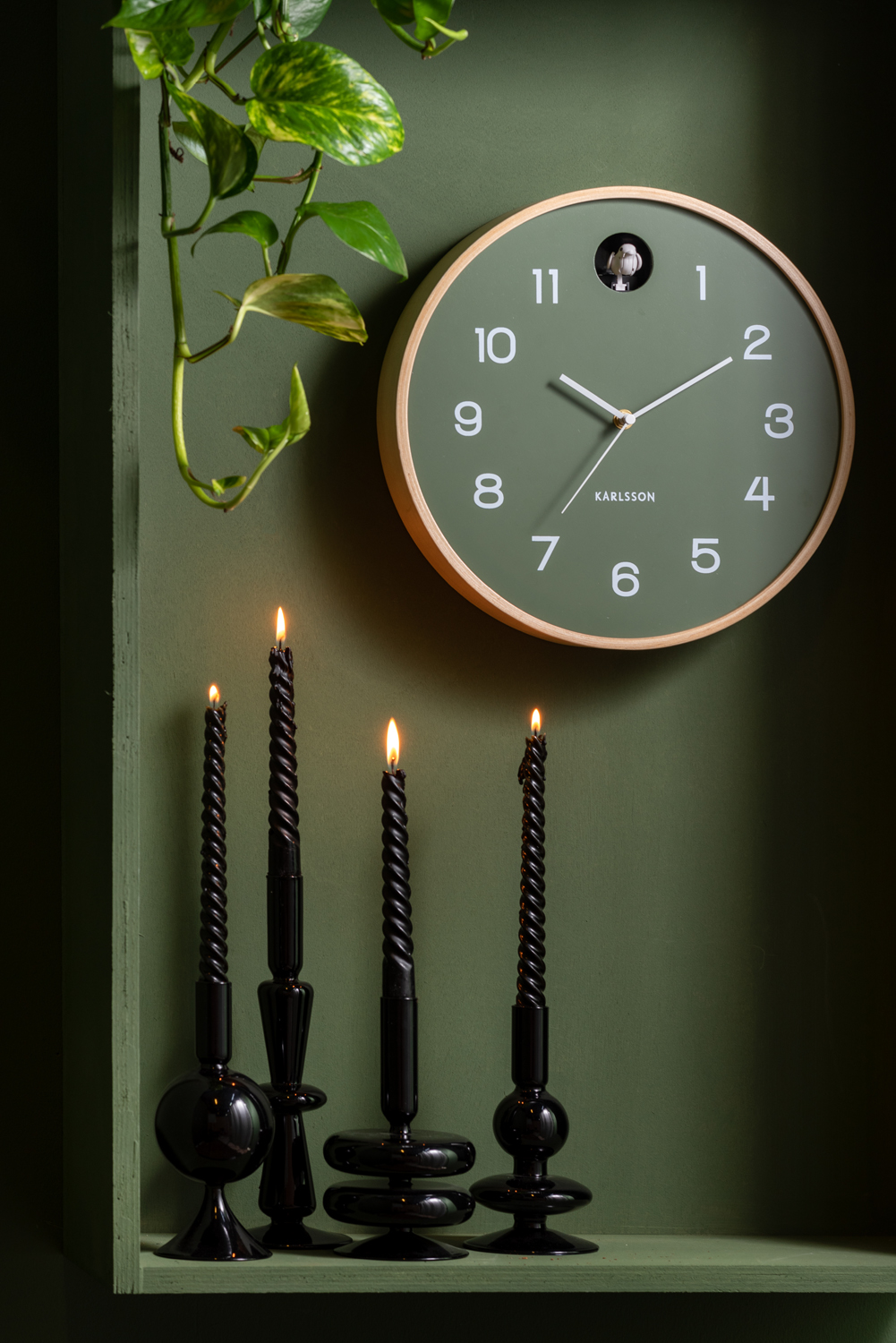 Wandklok Natural Cuckoo