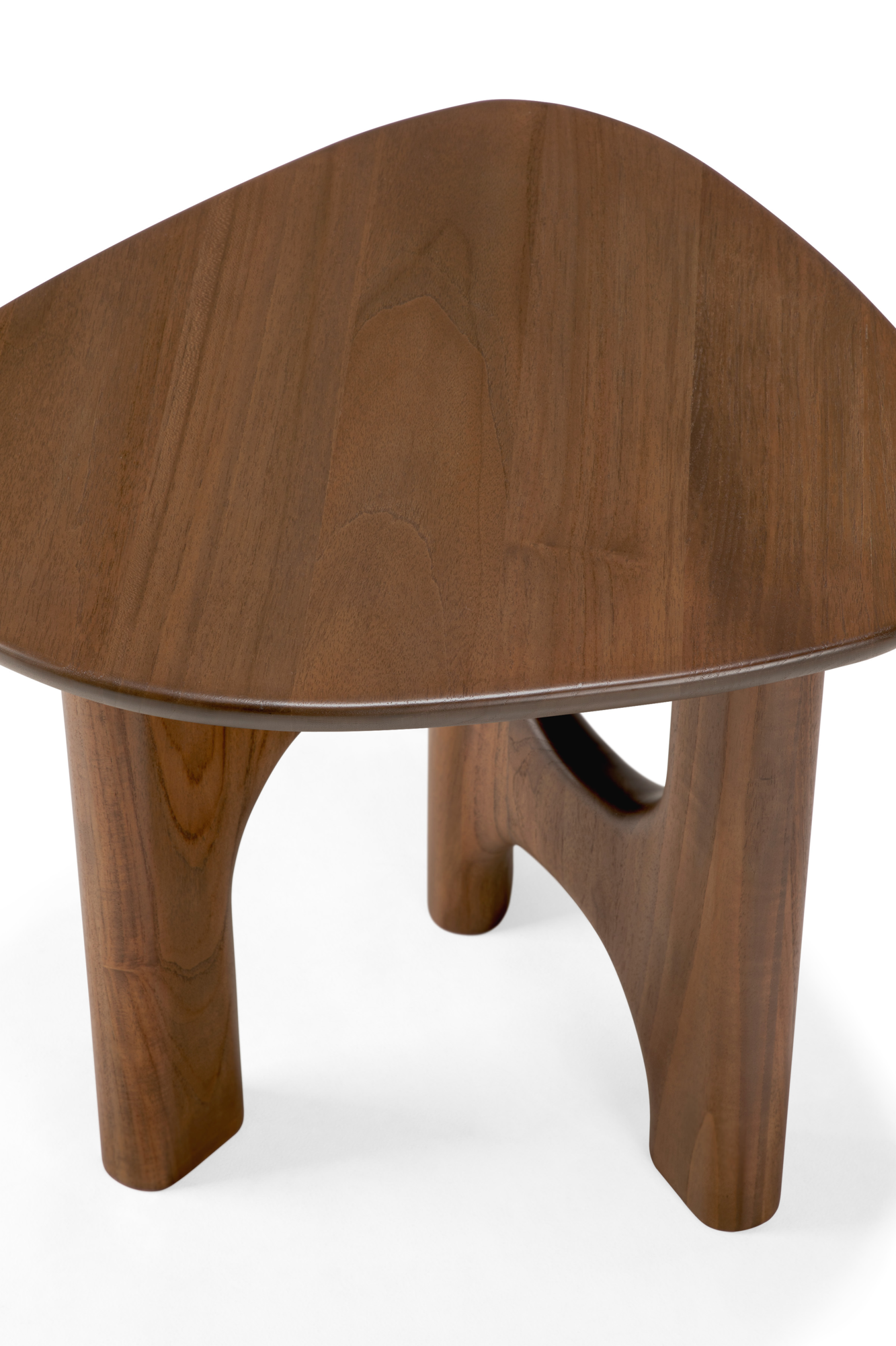 Bijzettafel Flow teak wild brown