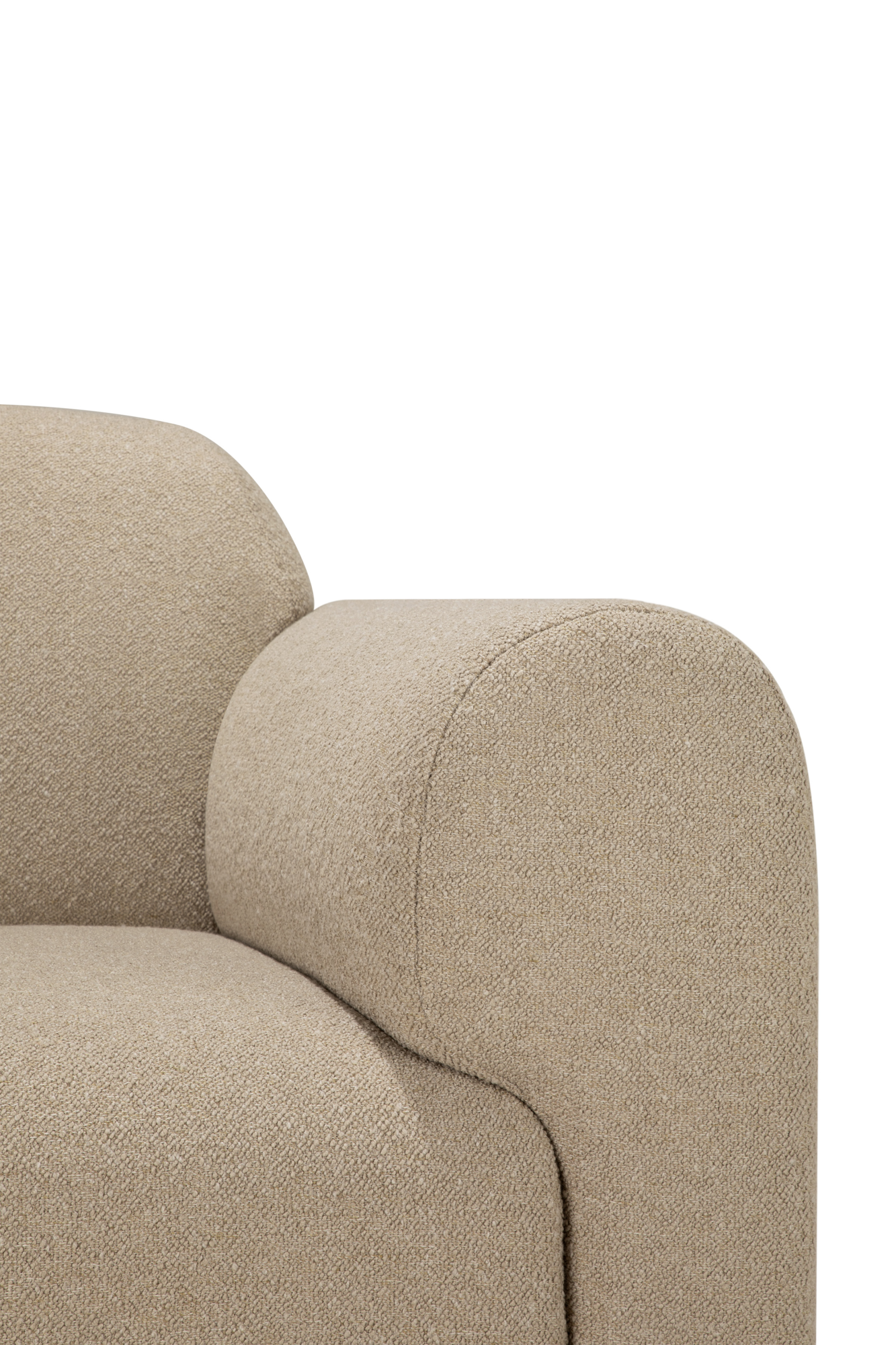 Bulky modulaire sofa - almond