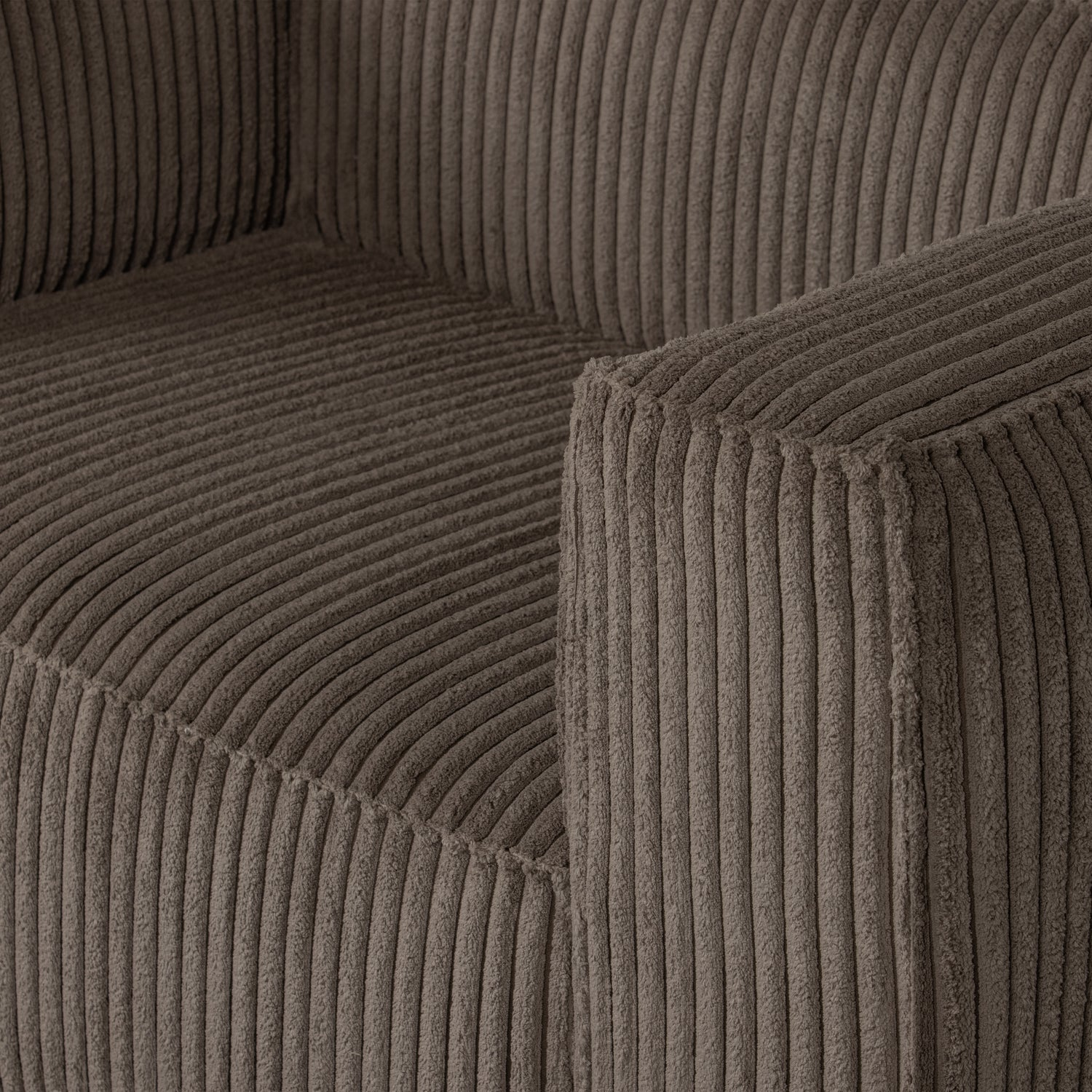 Bean fauteuil chenille velvet naturel
