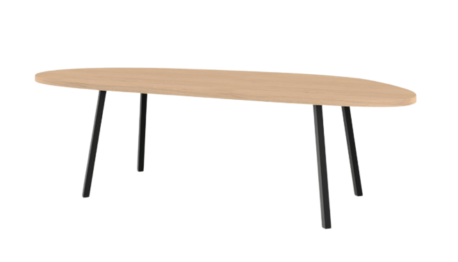 Studio HENK tafel New Classic Blob, zwart frame - Smart Collectie