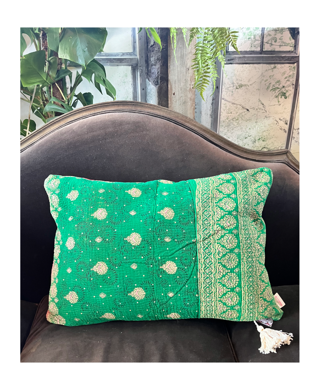Kussen Kantha vintage 50x70 cm