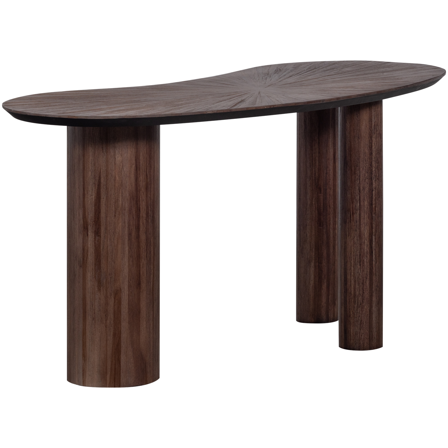 Sun organische sidetable/bureau recycled teak bruin