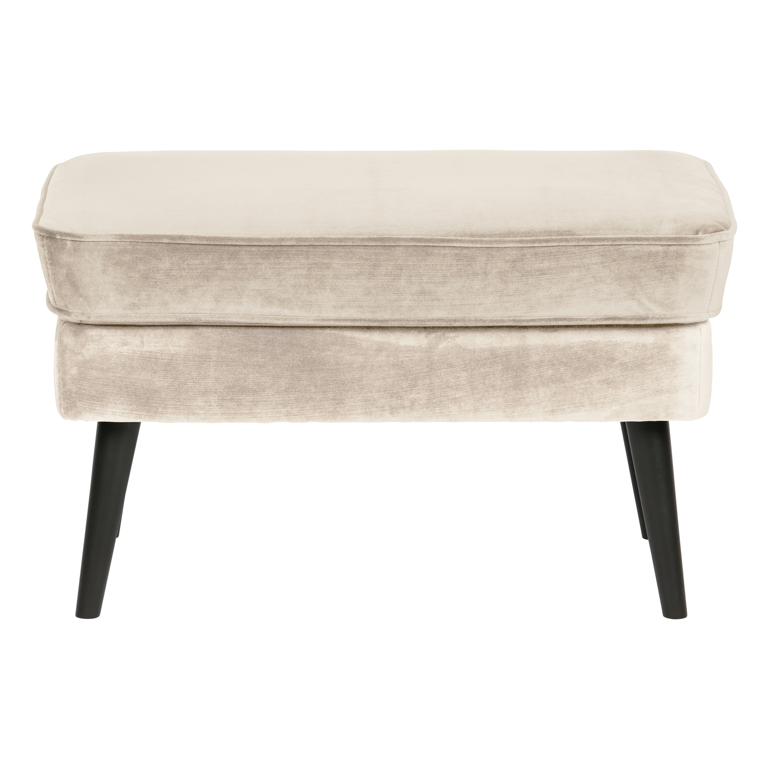 Rocco hocker velvet donkerbruin [fsc]