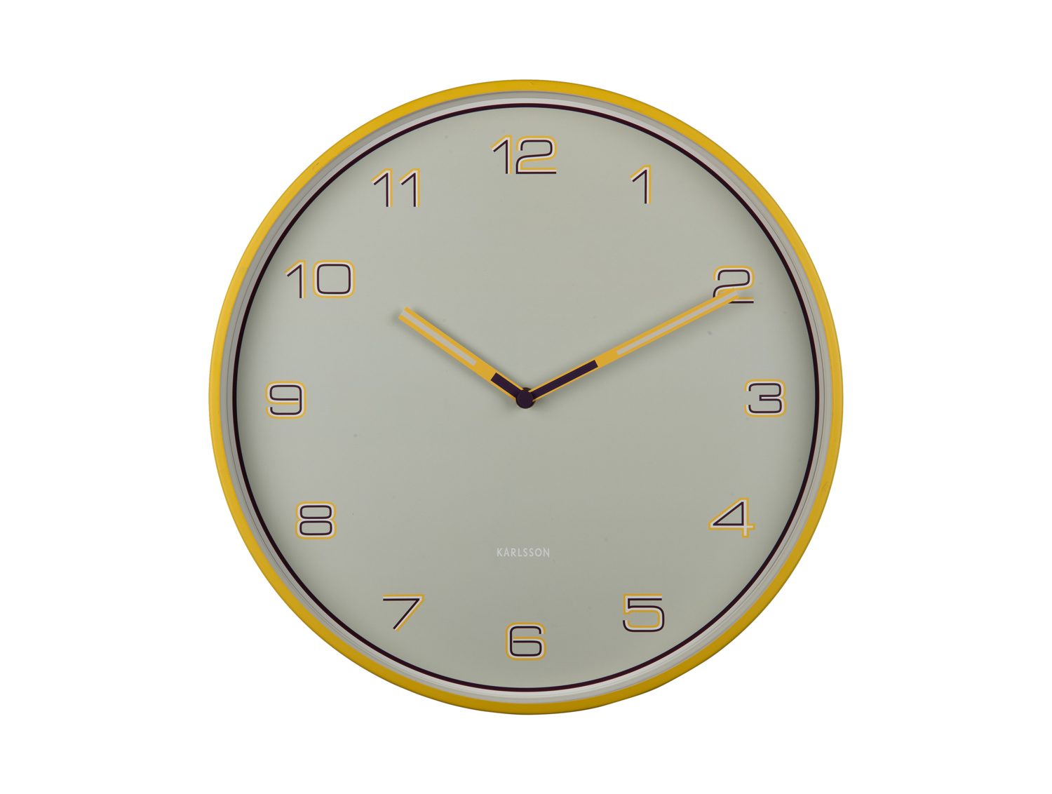 Wandklok Lined Numbers
