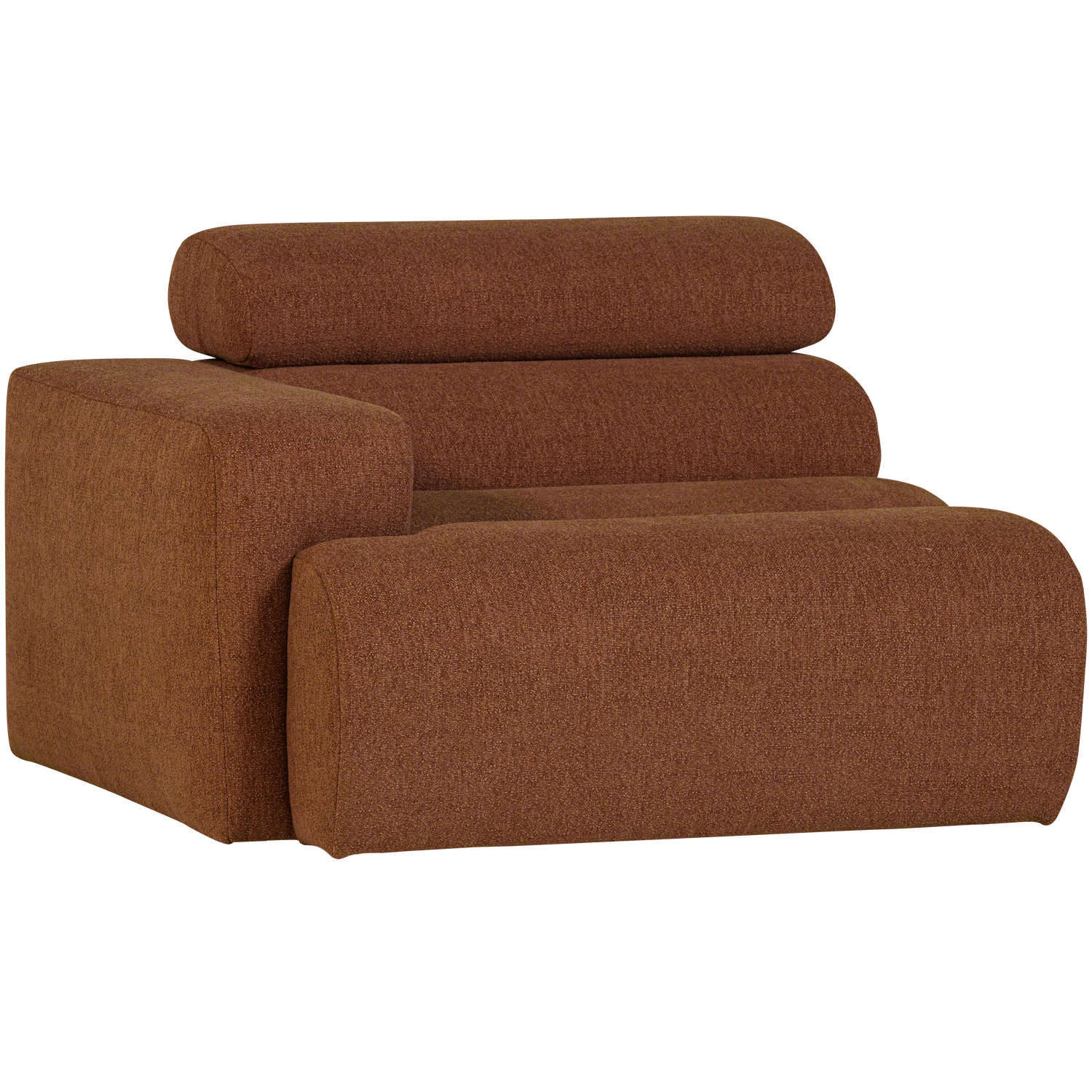 Novi 1-zits element arm links boucle karamelbruin