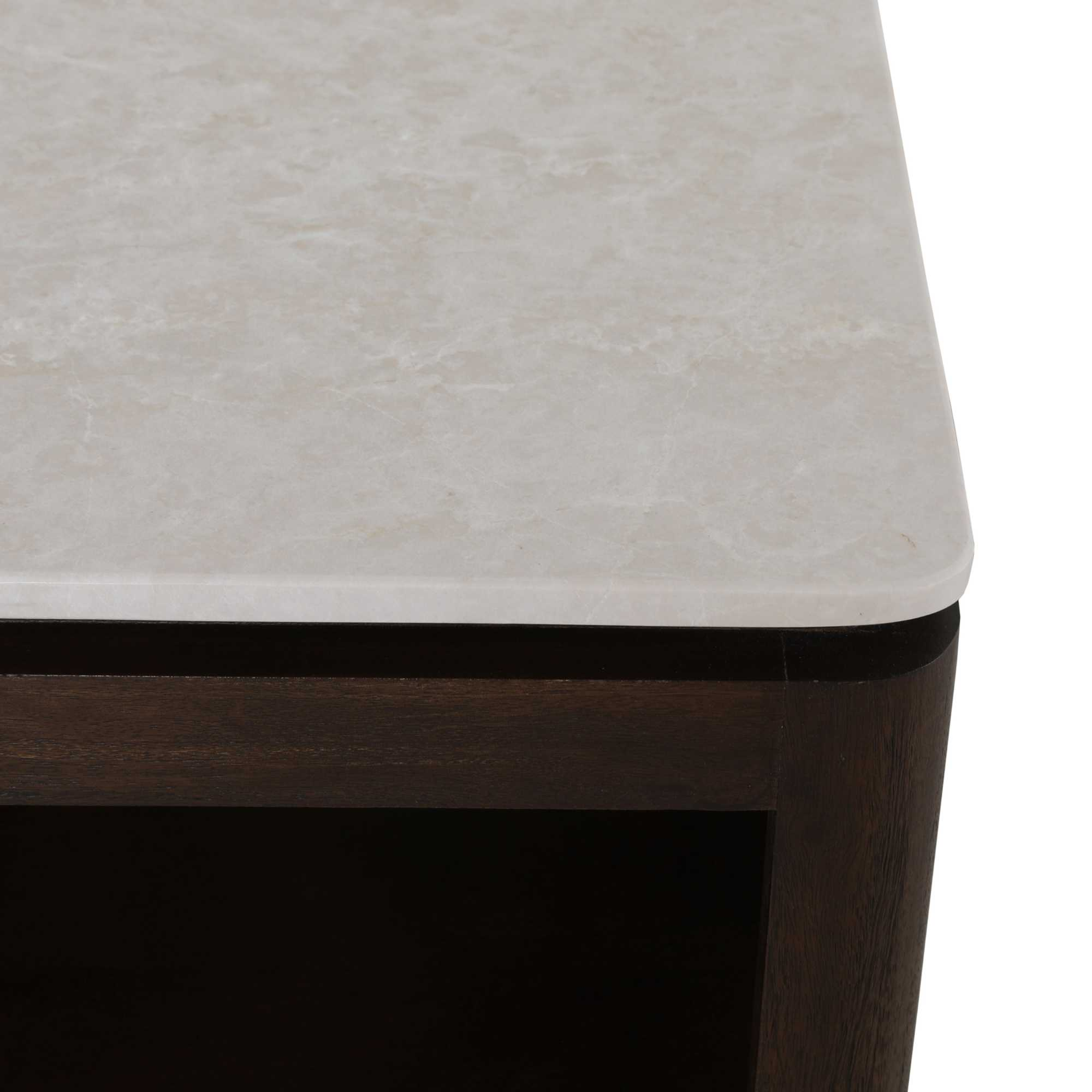 Salontafel Rondo Vierkant Bruin