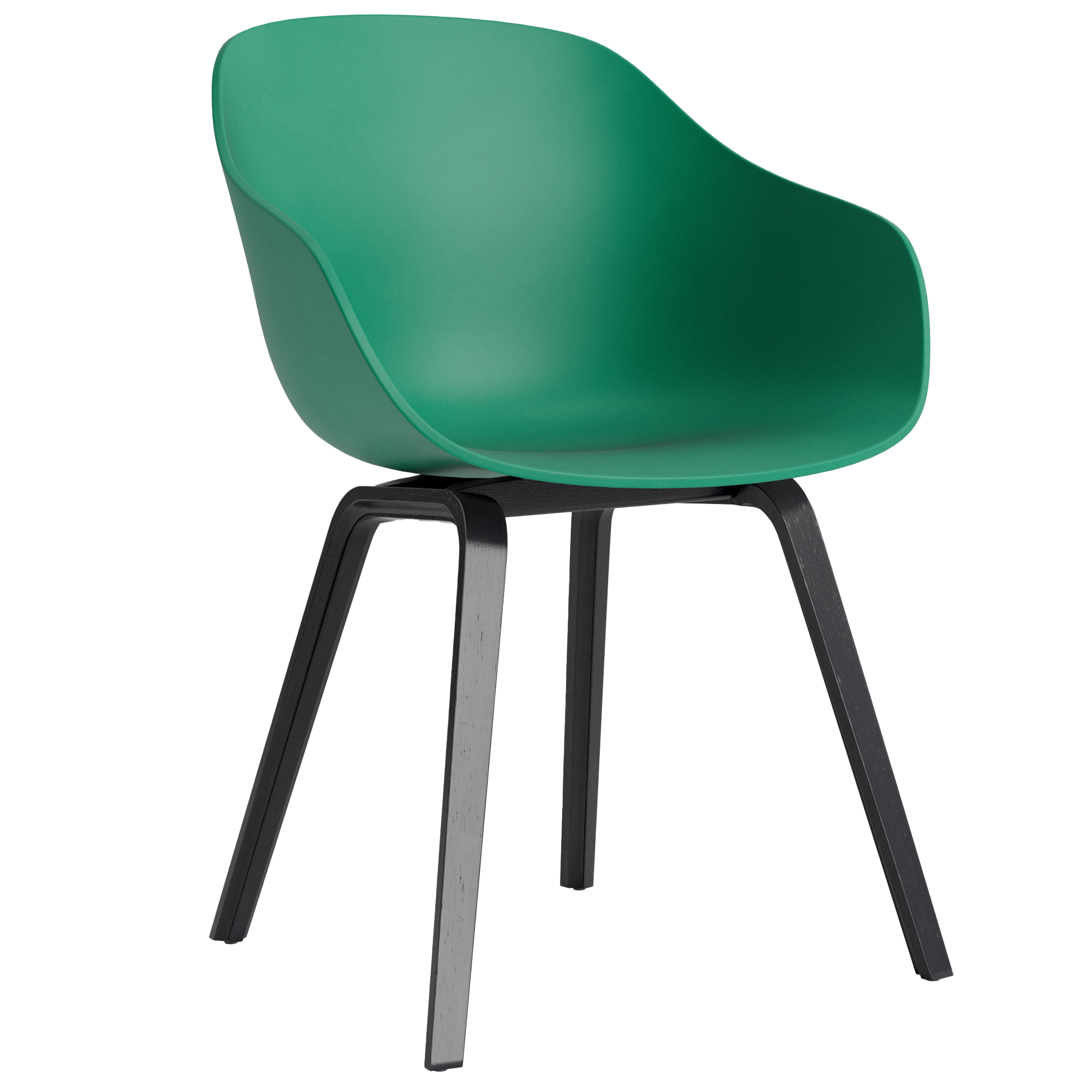 HAY stoel AAC 222 eiken zwart gelakt frame