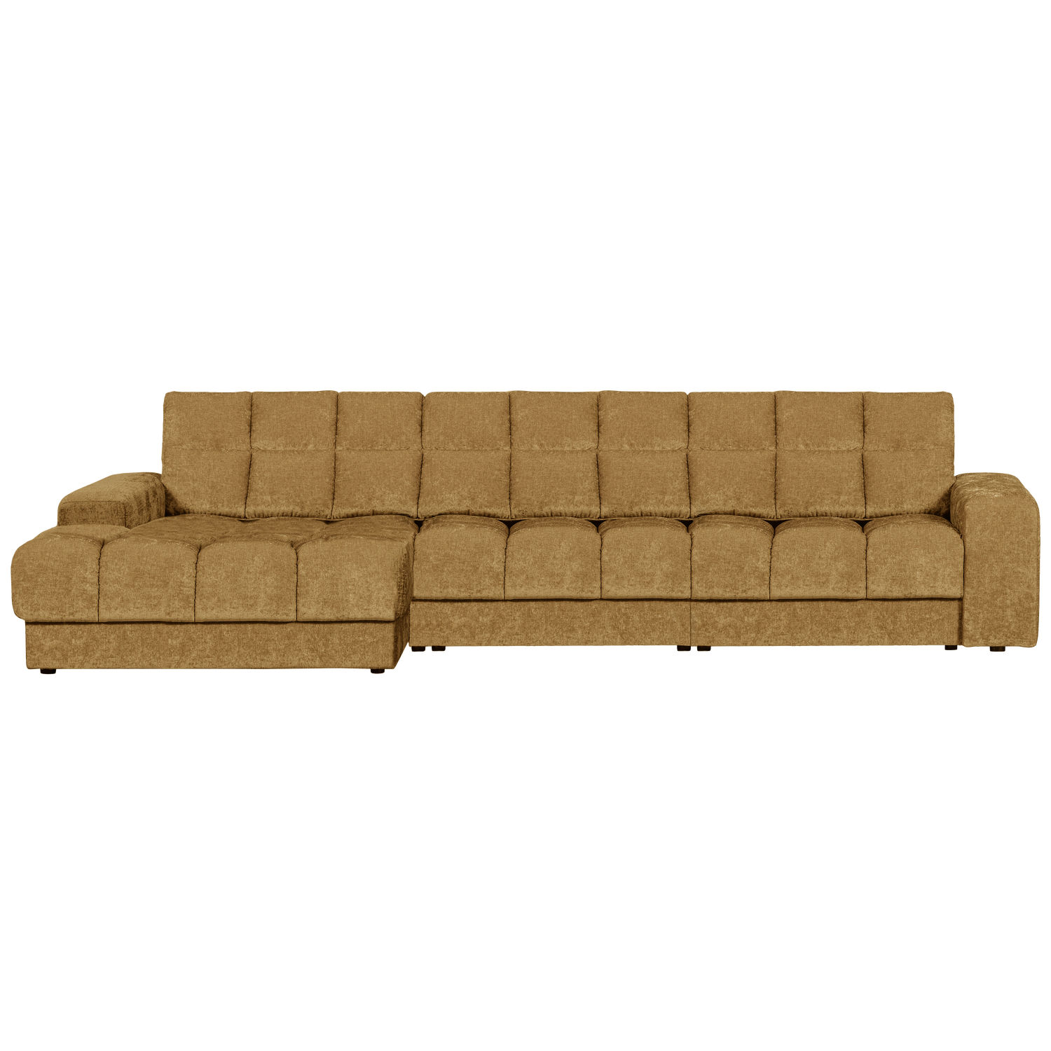 Second date chaise longue links velvet antraciet