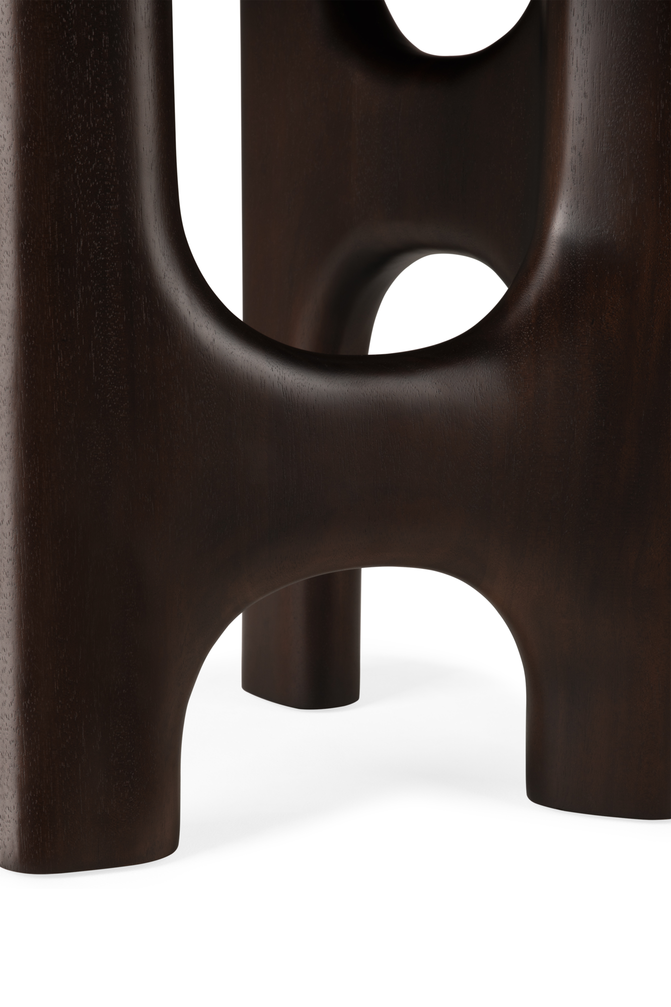 Flow bijzettafel - mahonie rose brown