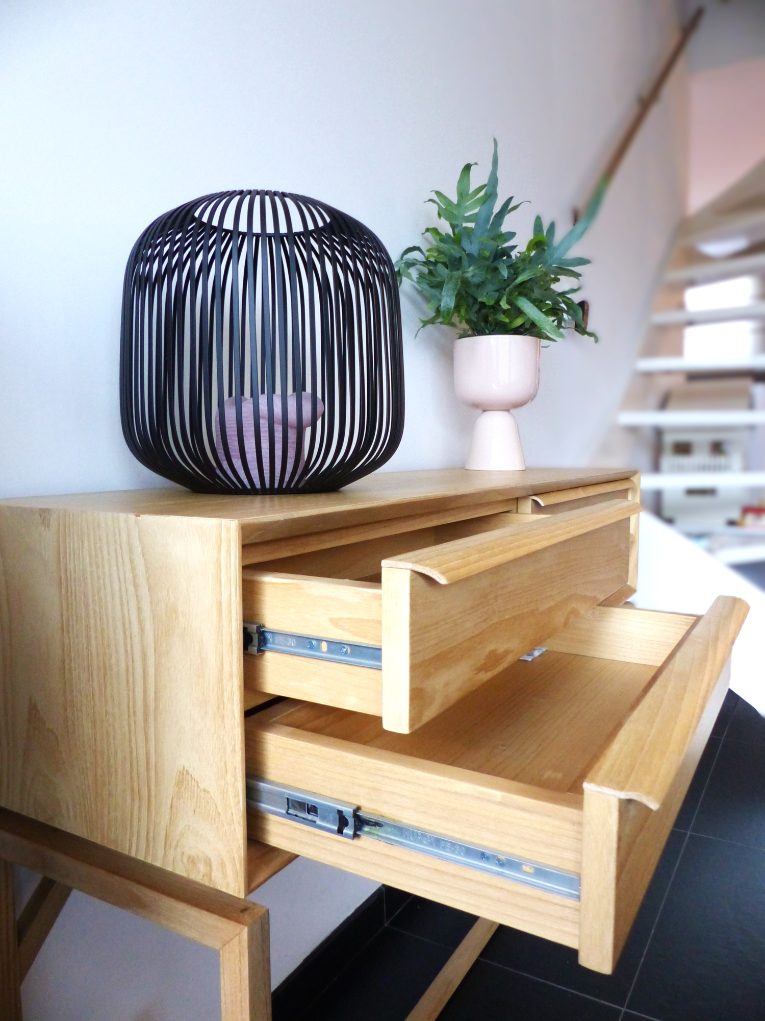 Sidetable Scandinavisch Midcentury hout