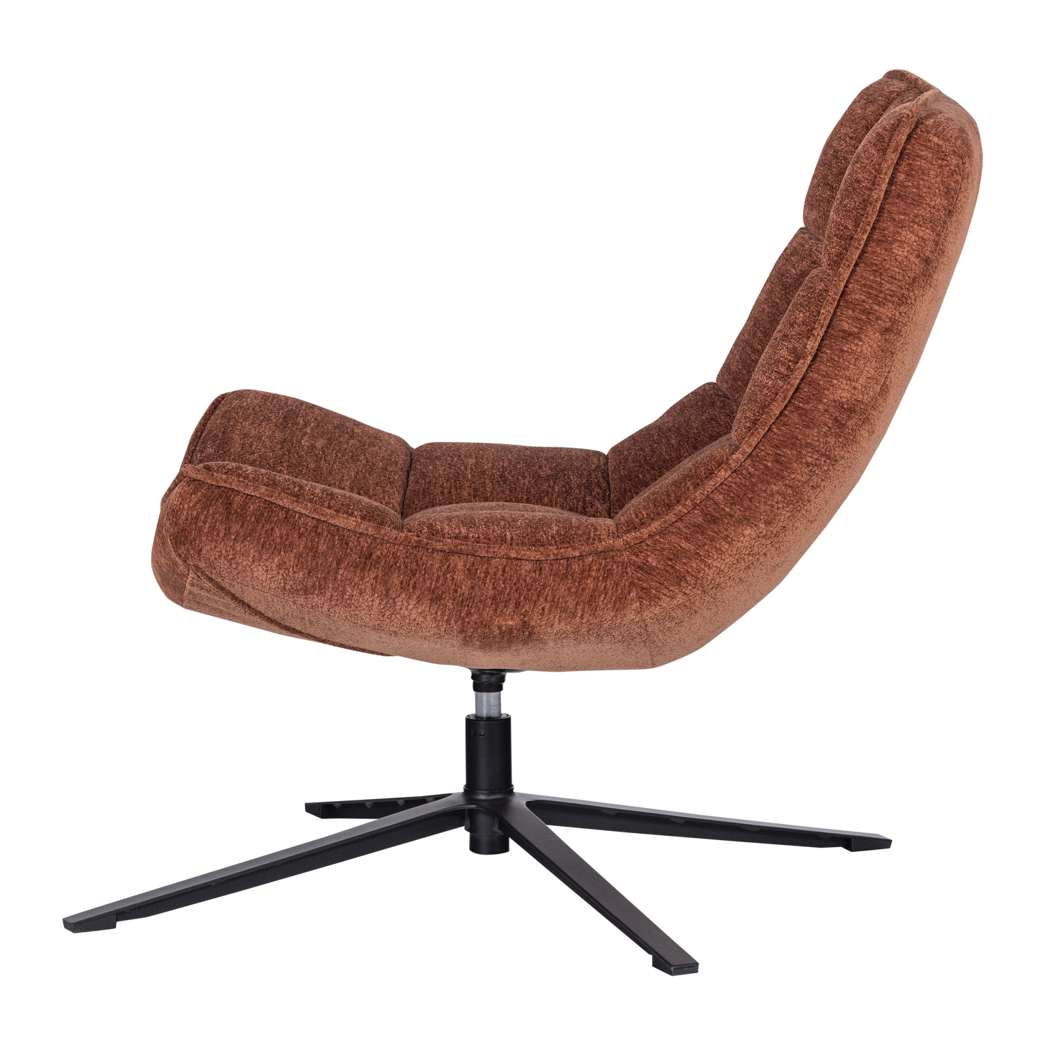 Maudi draaifauteuil chenille structuur groen