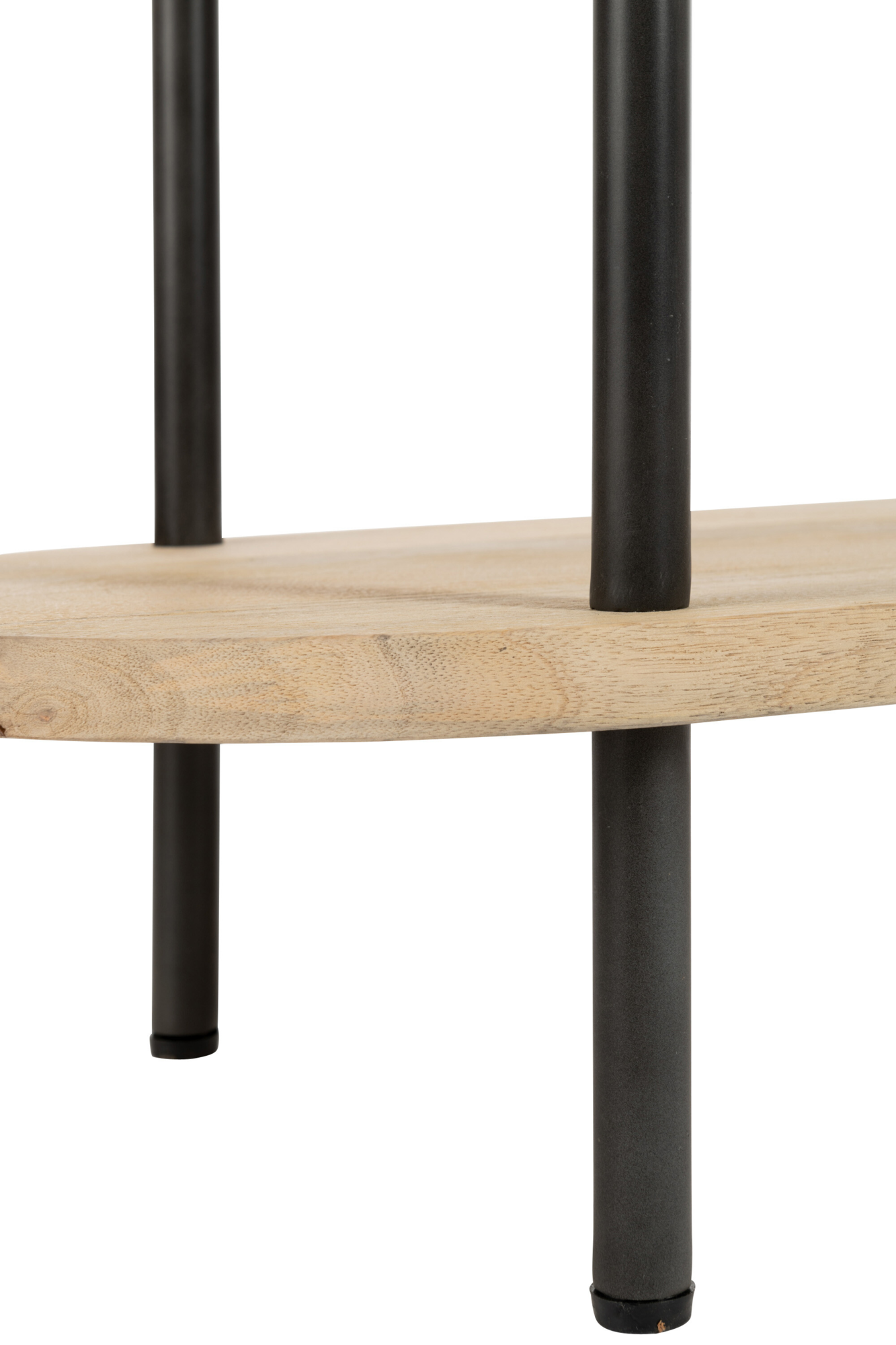 Rek Eli 5 planken mangohout/staal Naturel