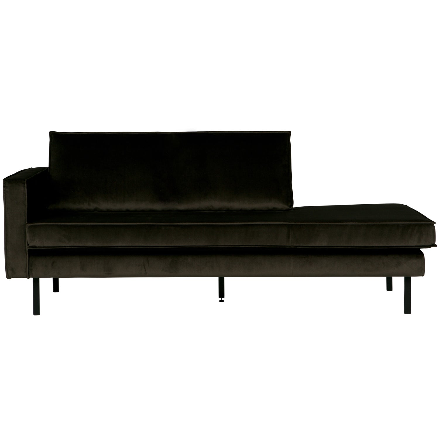 Rodeo daybed links structure velvet brass