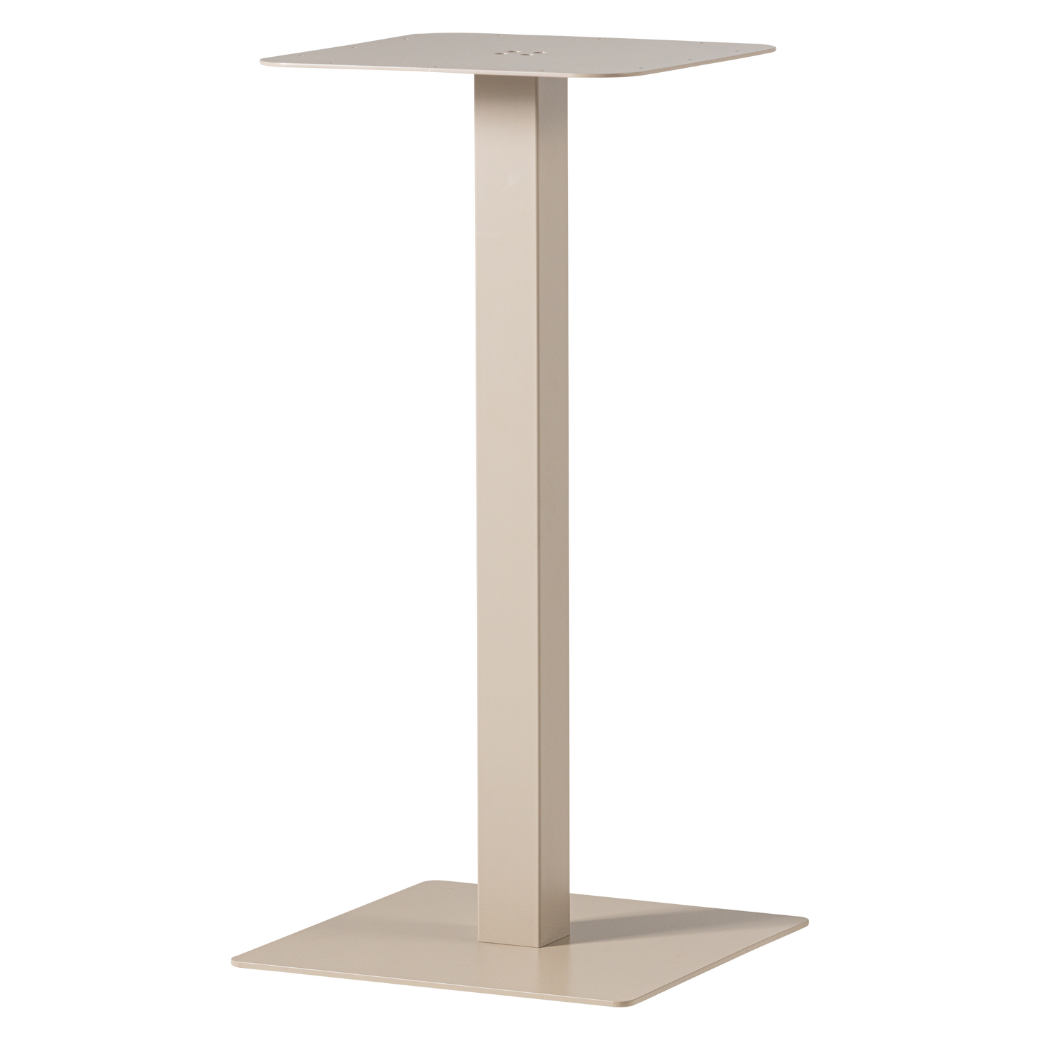 Bistro vierkante bartafel poot metaal dakargrau 105x50x50 cm
