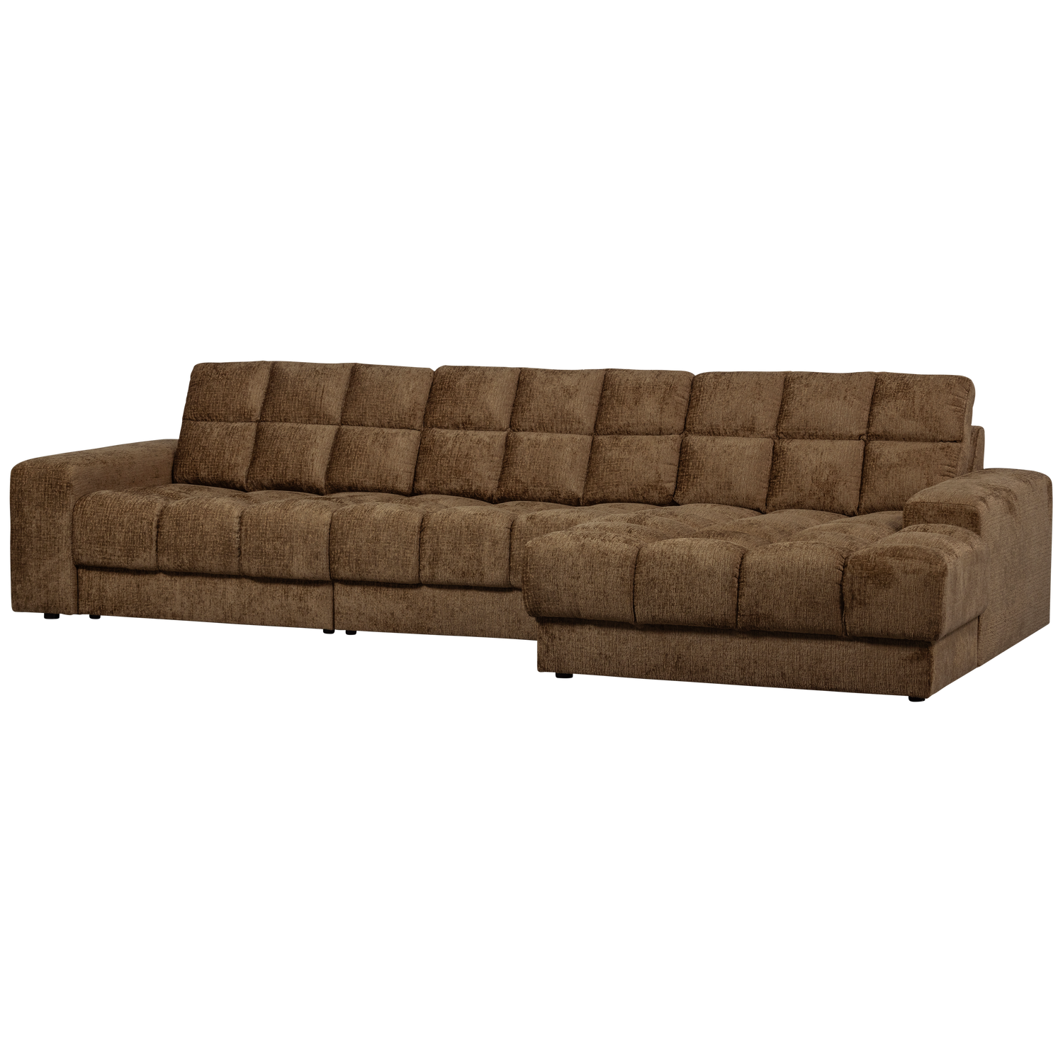 Second date chaise longue rechts ribstof terrazzo