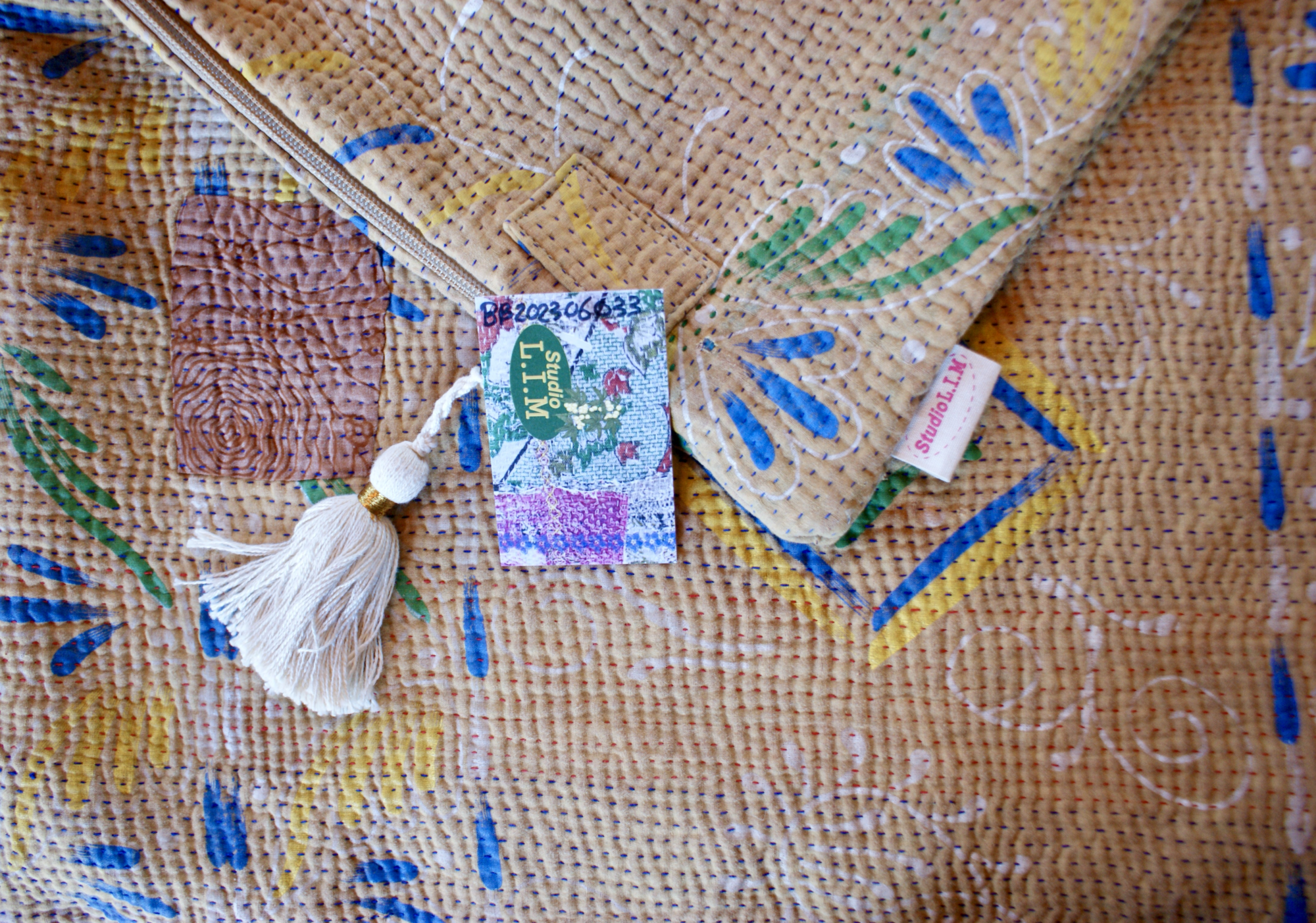 Kussen Kantha vintage 50x70 cm