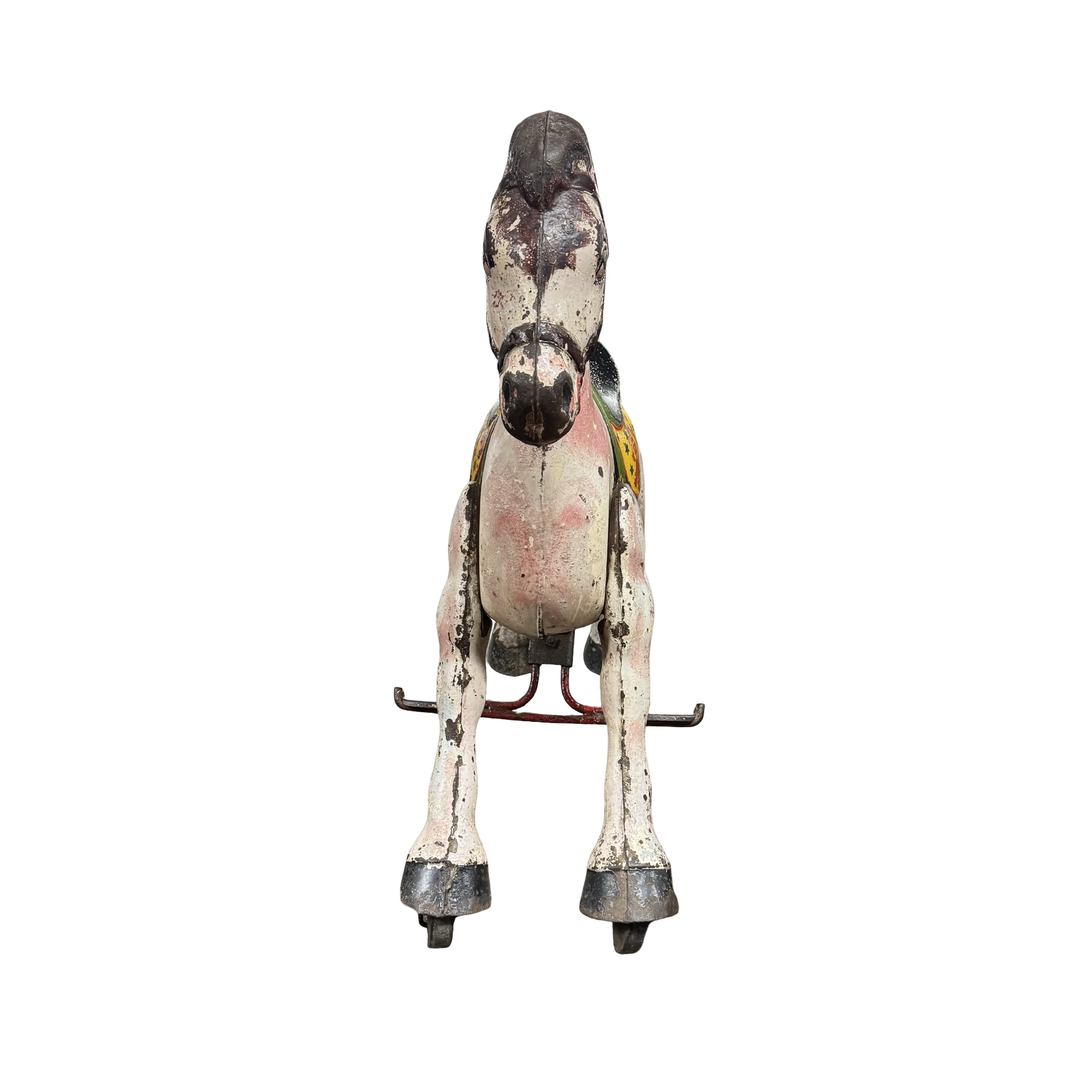 Paard ijzer mixed color uniek