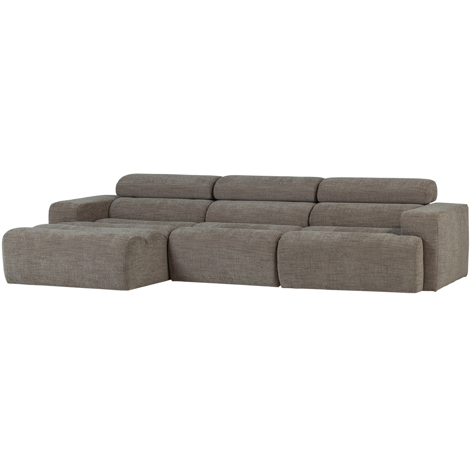 Novi chaise longue bank links oranje melange