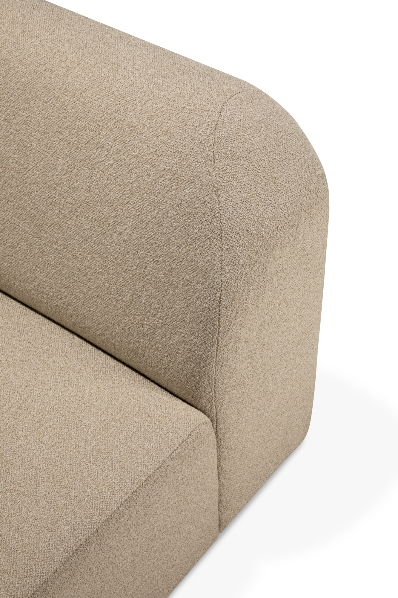 Bulky modulaire sofa - almond