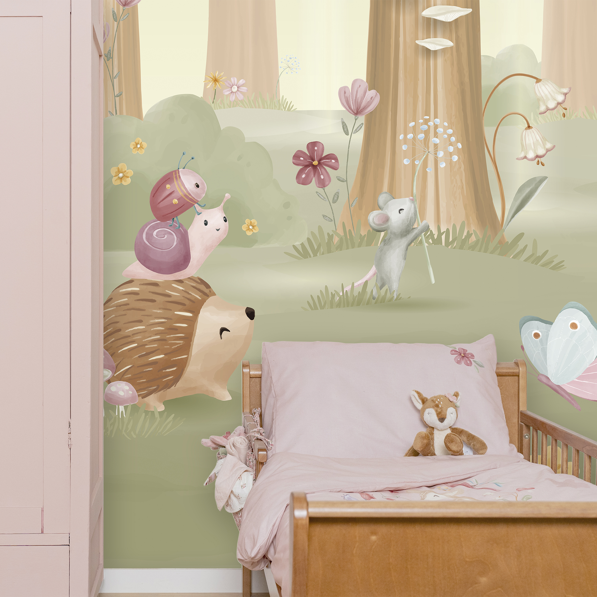 Digitaal behang Fairy Garden