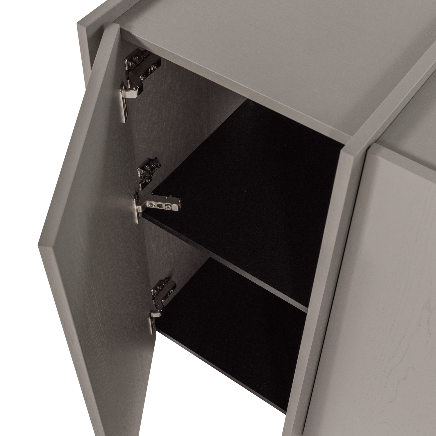 Brock dressoir 200 cm essen fineer warmgrijs [fsc]