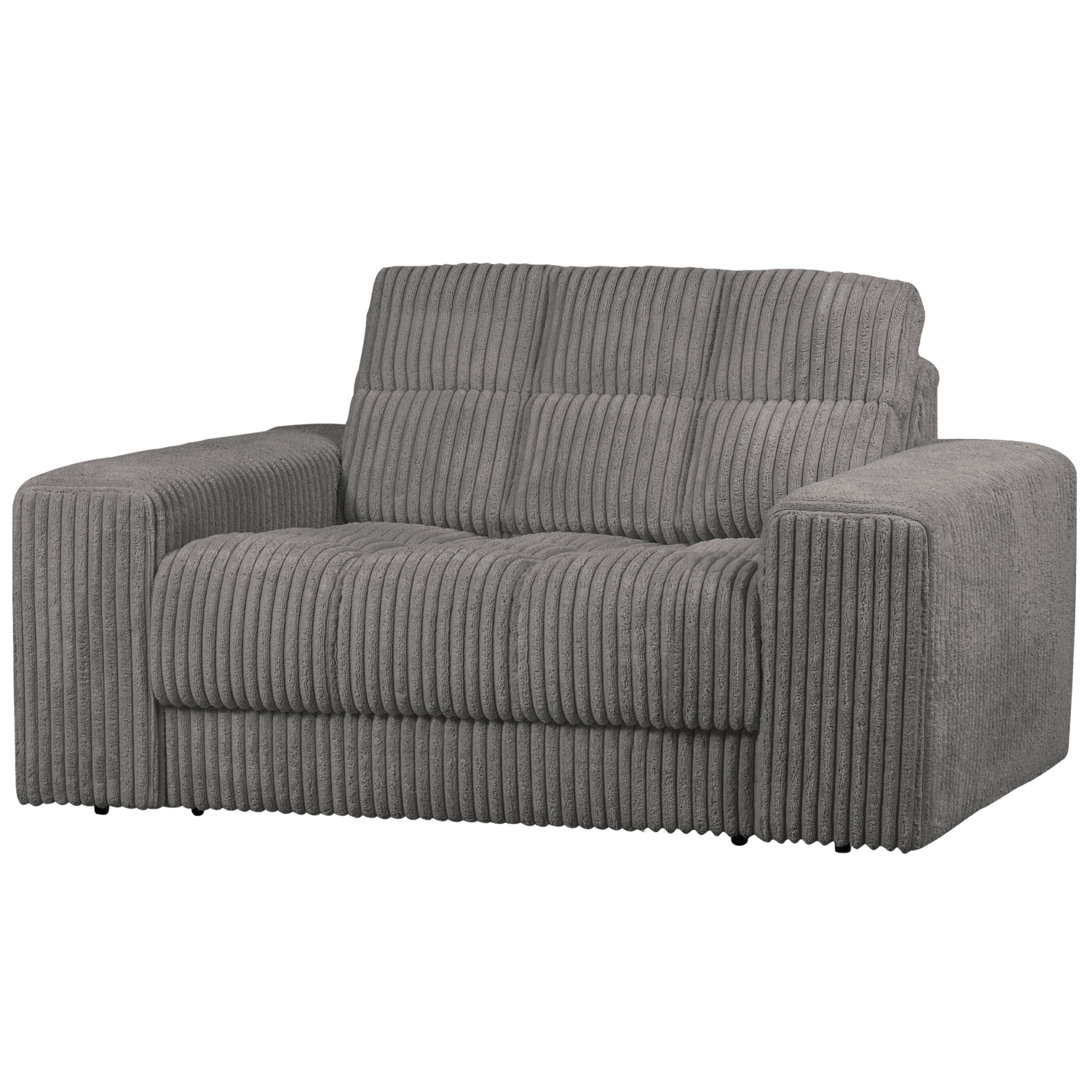 Second date loveseat velvet warmgrijs