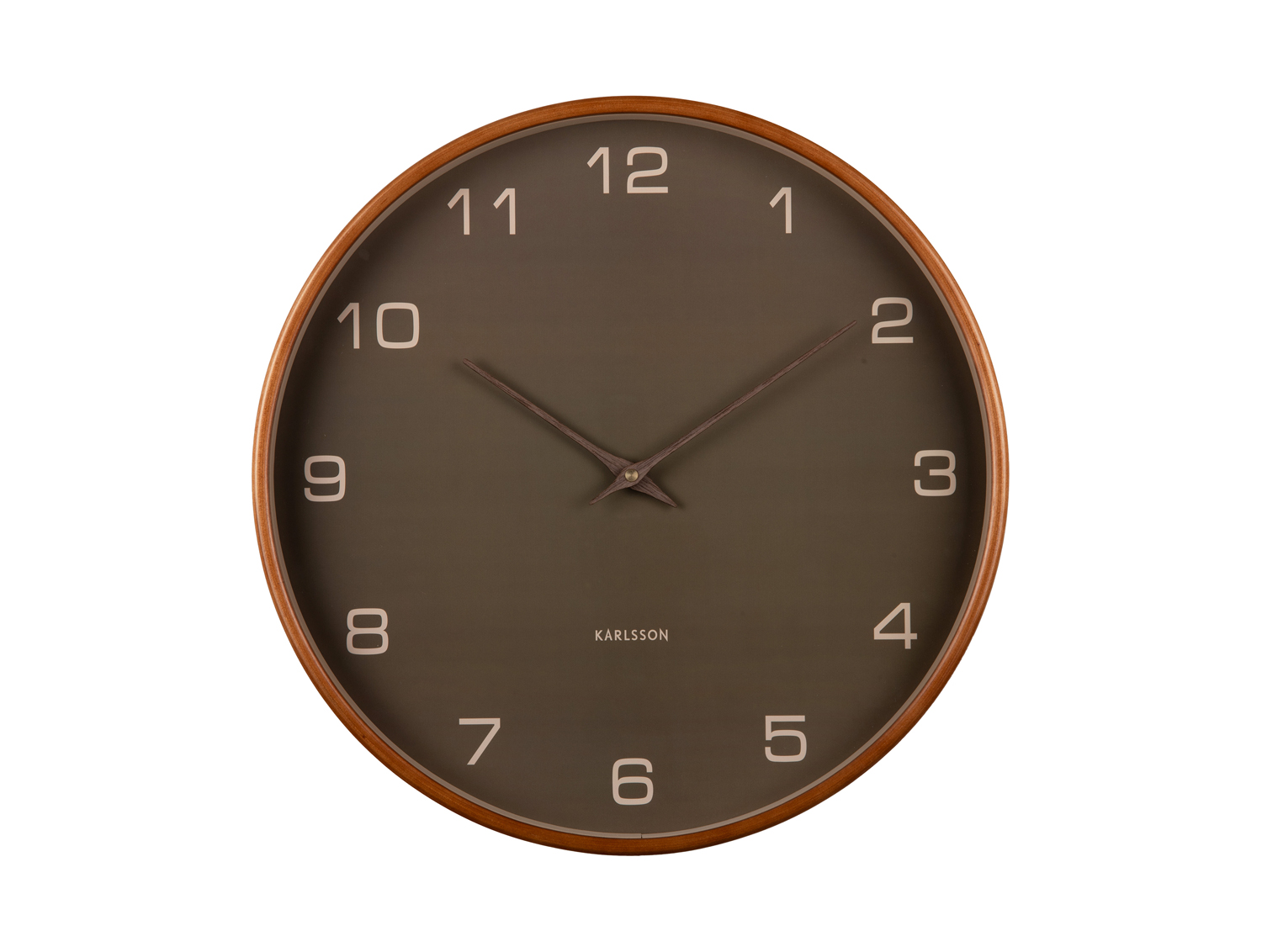 Wandklok Acento hout