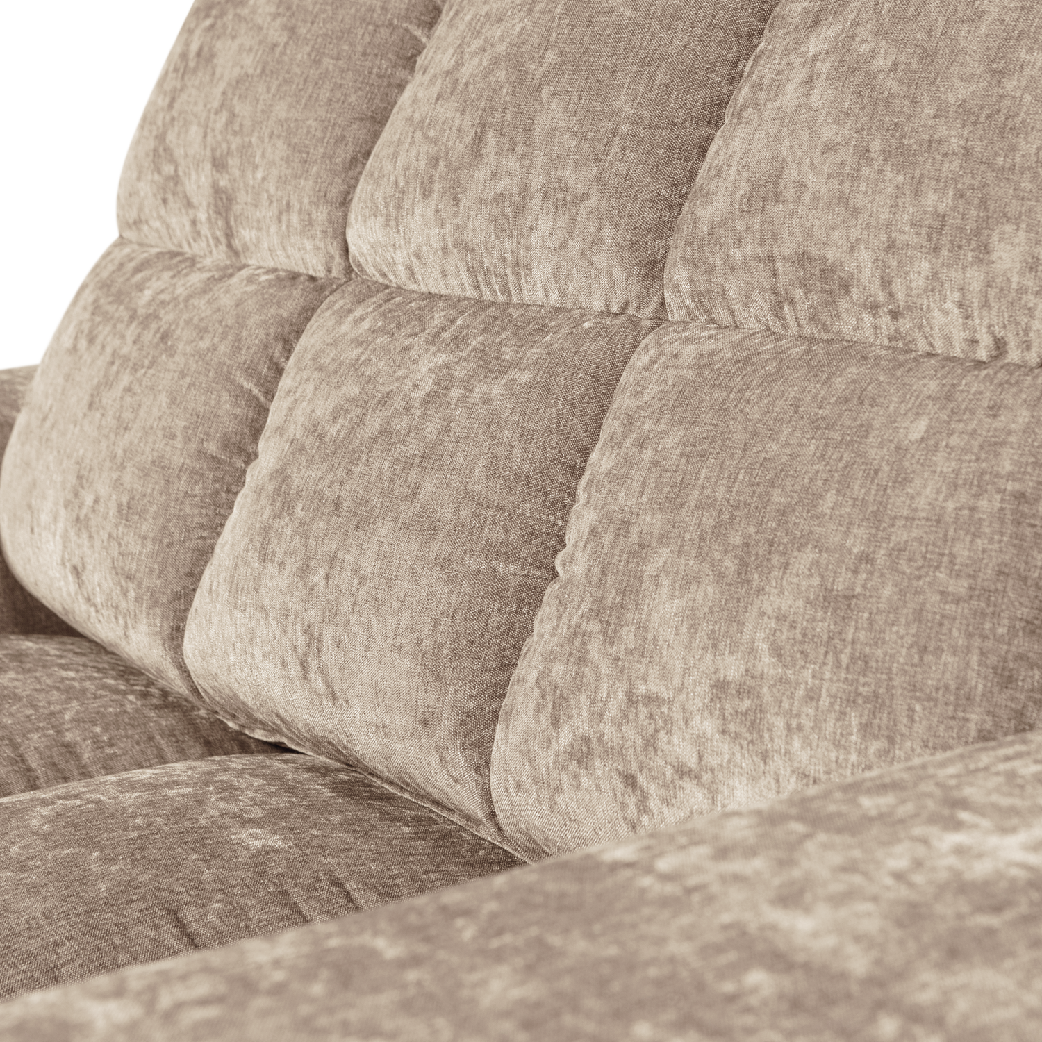 Second date loveseat velvet warmgrijs