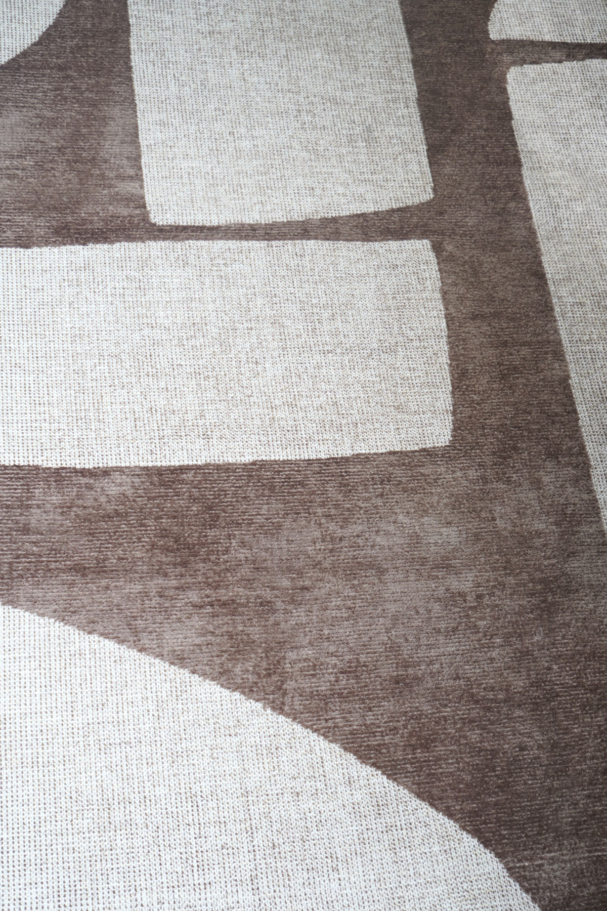 Vloerkleed Ziba Taupe/Creme