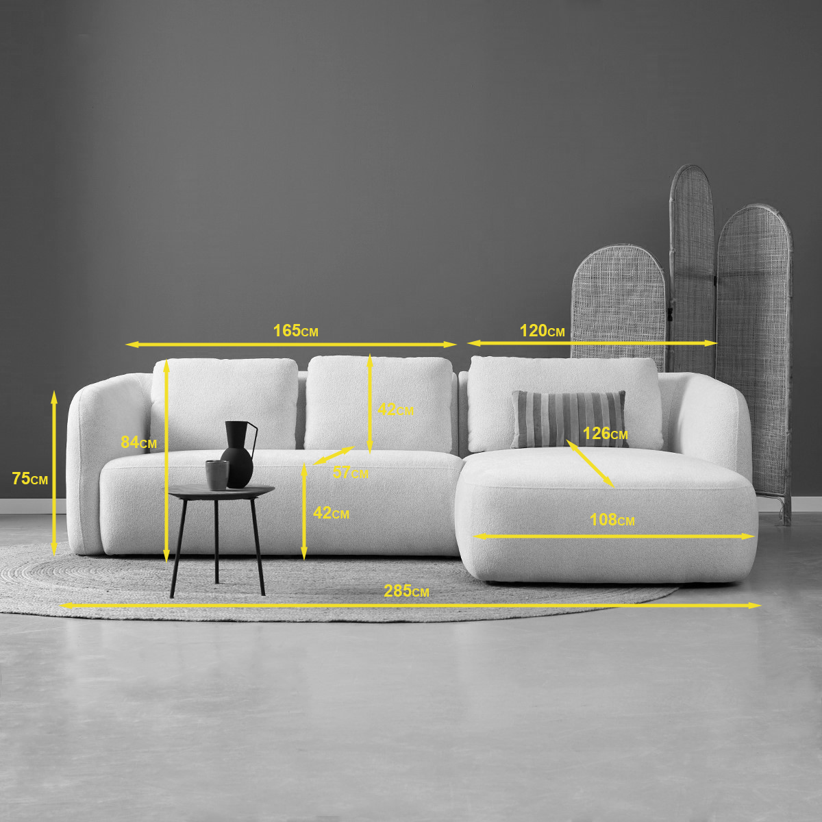 Hoekbank Liora Chaise