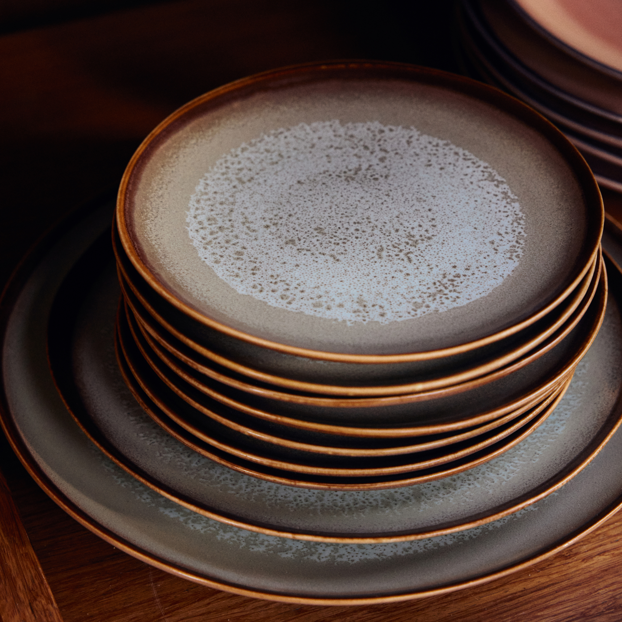 HKliving Servies 70's ceramics ontbijtbord