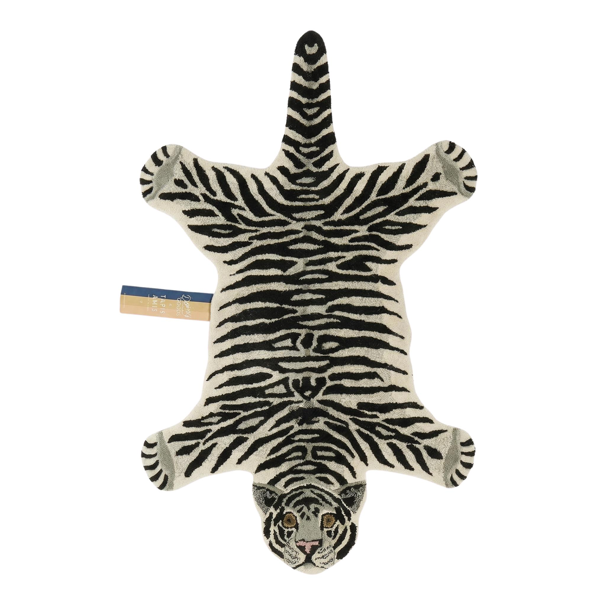Doing goods Snowy Tiger Rug Large