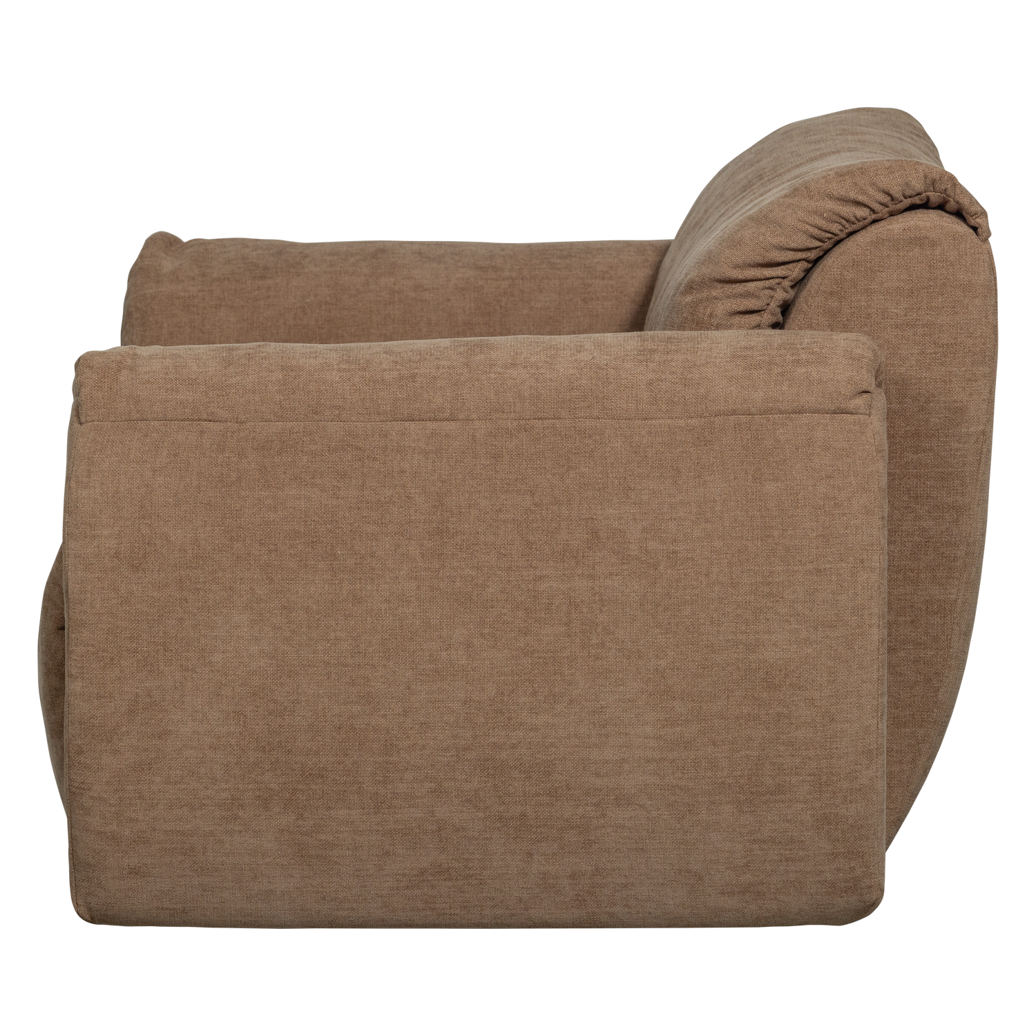 Baggy loveseat geweven chenille bruin