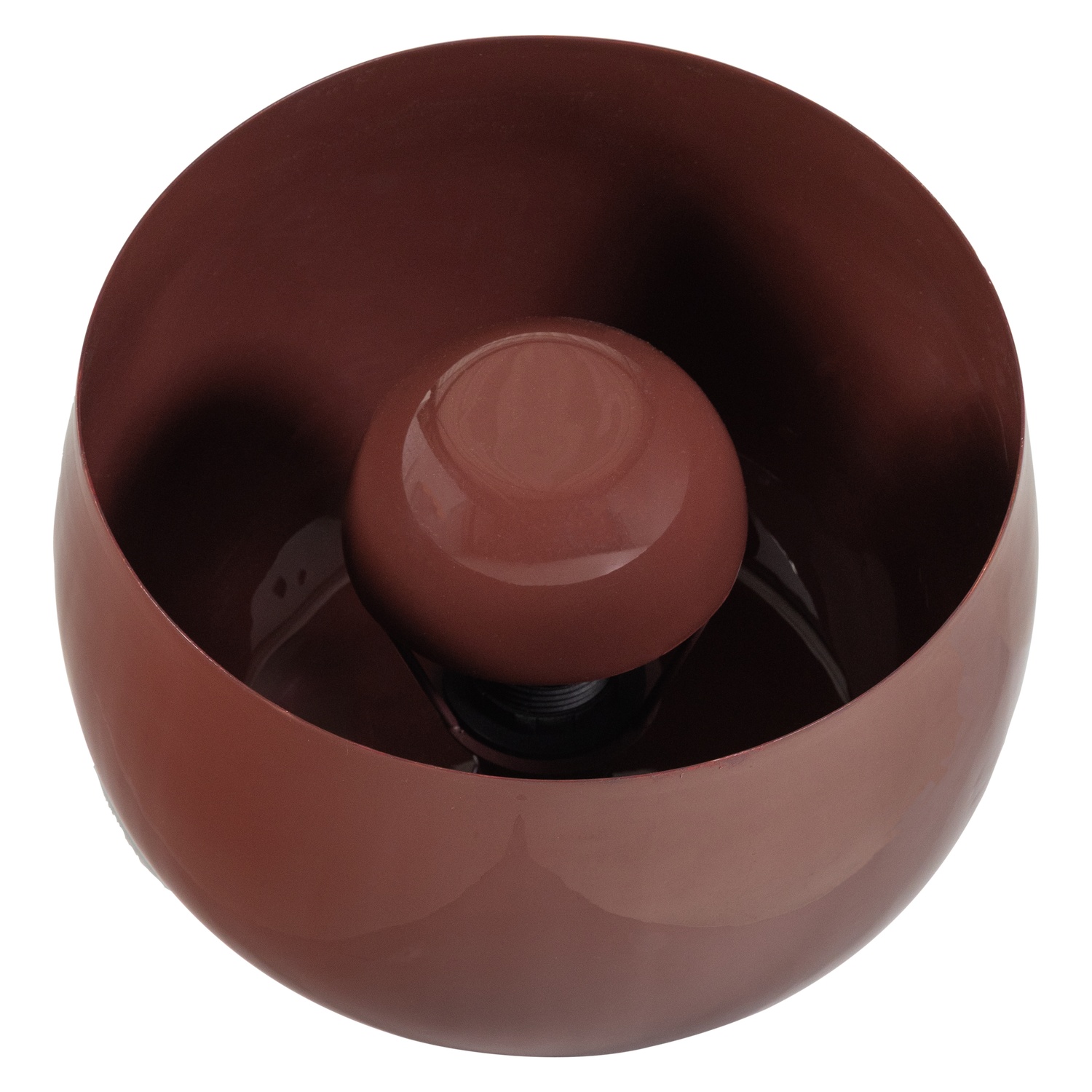 Mero tafellamp 25xo26 cm metaal hoogglans rood
