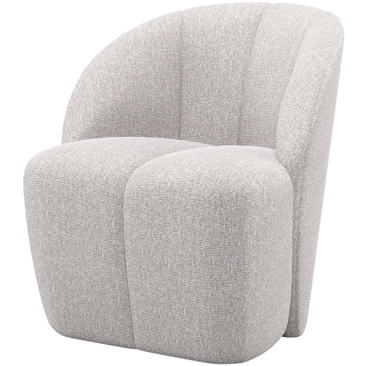 Mojo draaifauteuil boucle ecru melange