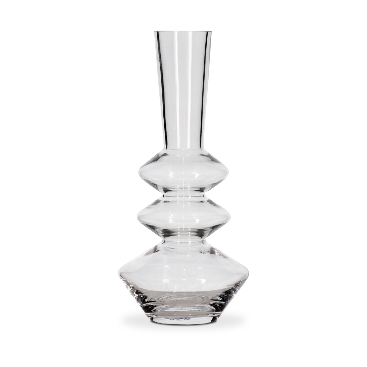 Trio glazen vaas - 14 x 30,5 cm