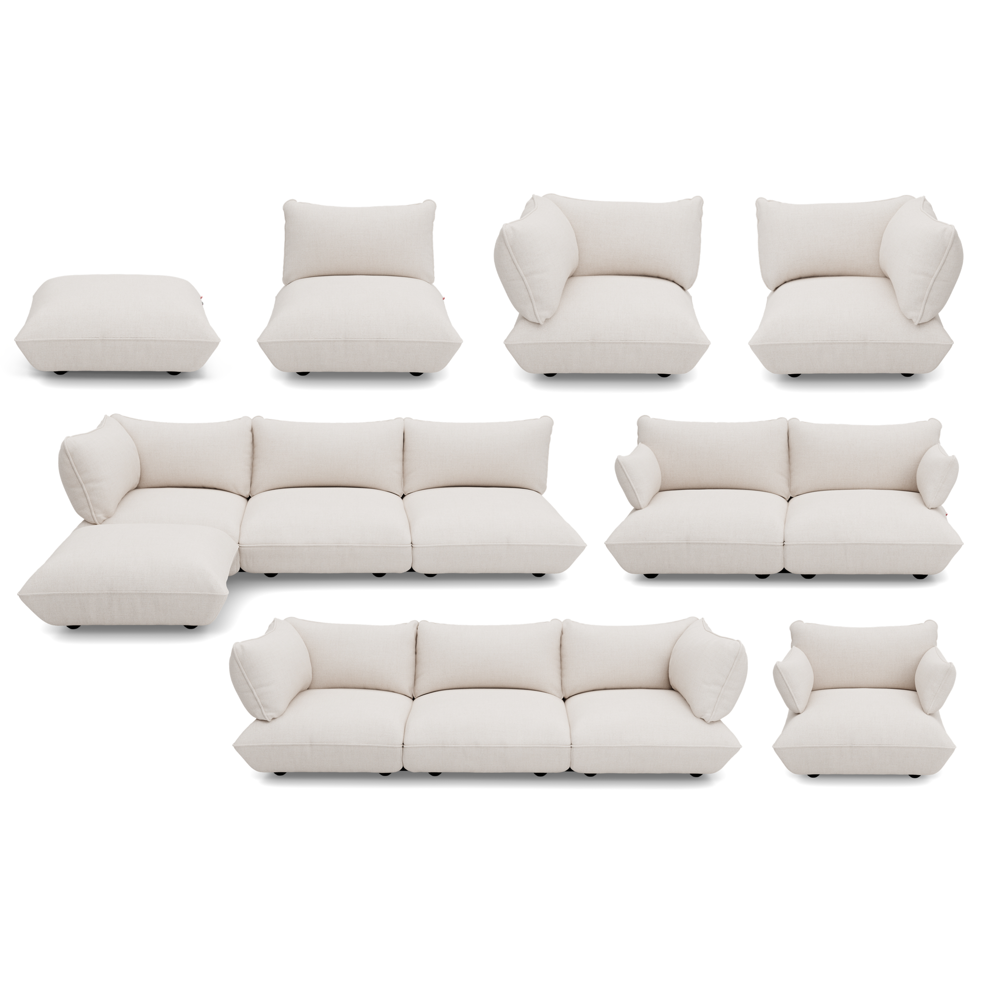 FATBOY 	Fauteuil Sumo loveseat boucle 
