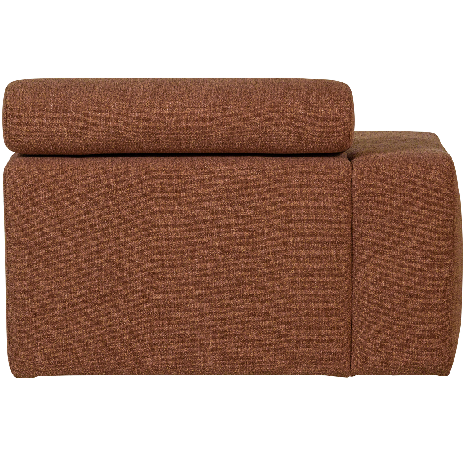 Novi chaise longue element arm links ribstof terra