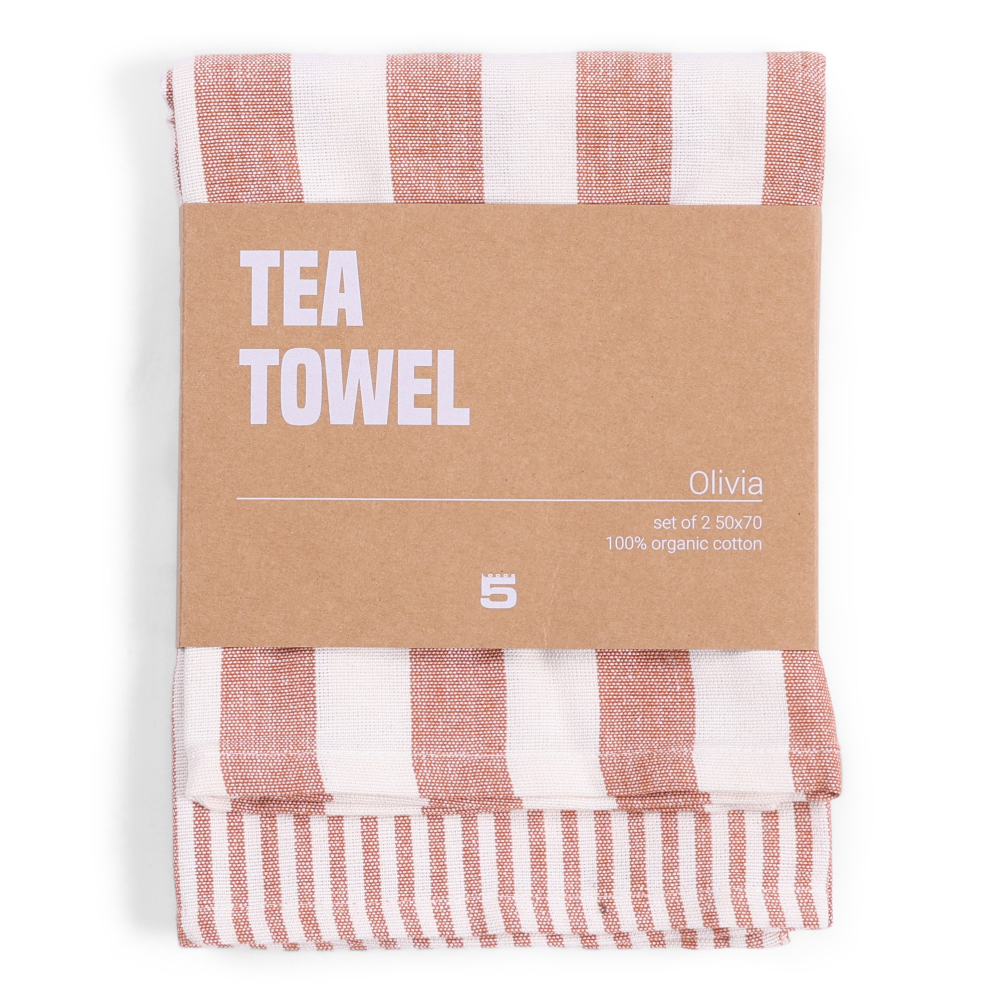 Theedoek Olivia set van 2