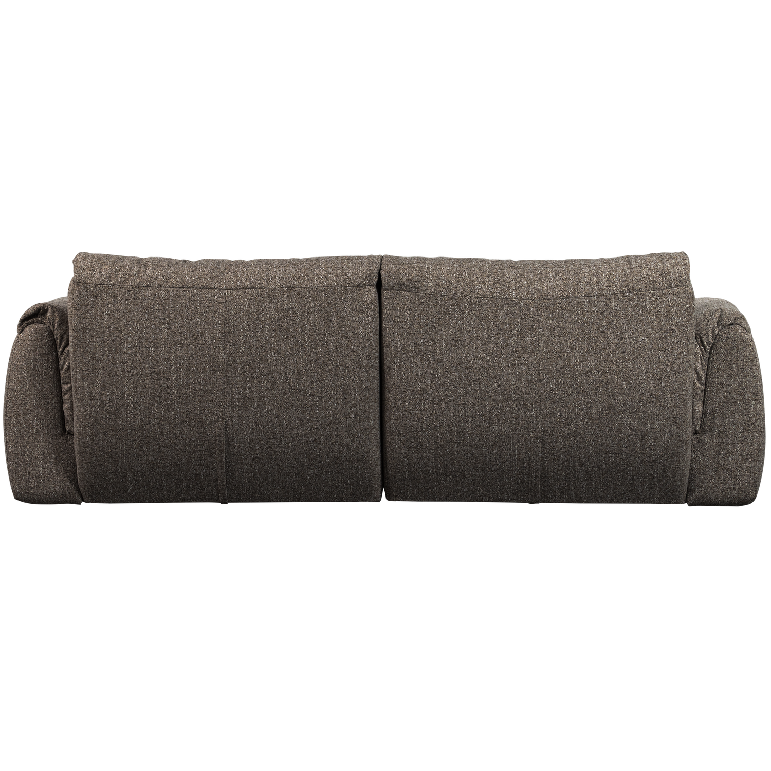 Baggy 2-zits bank 3d chenille middenbruin