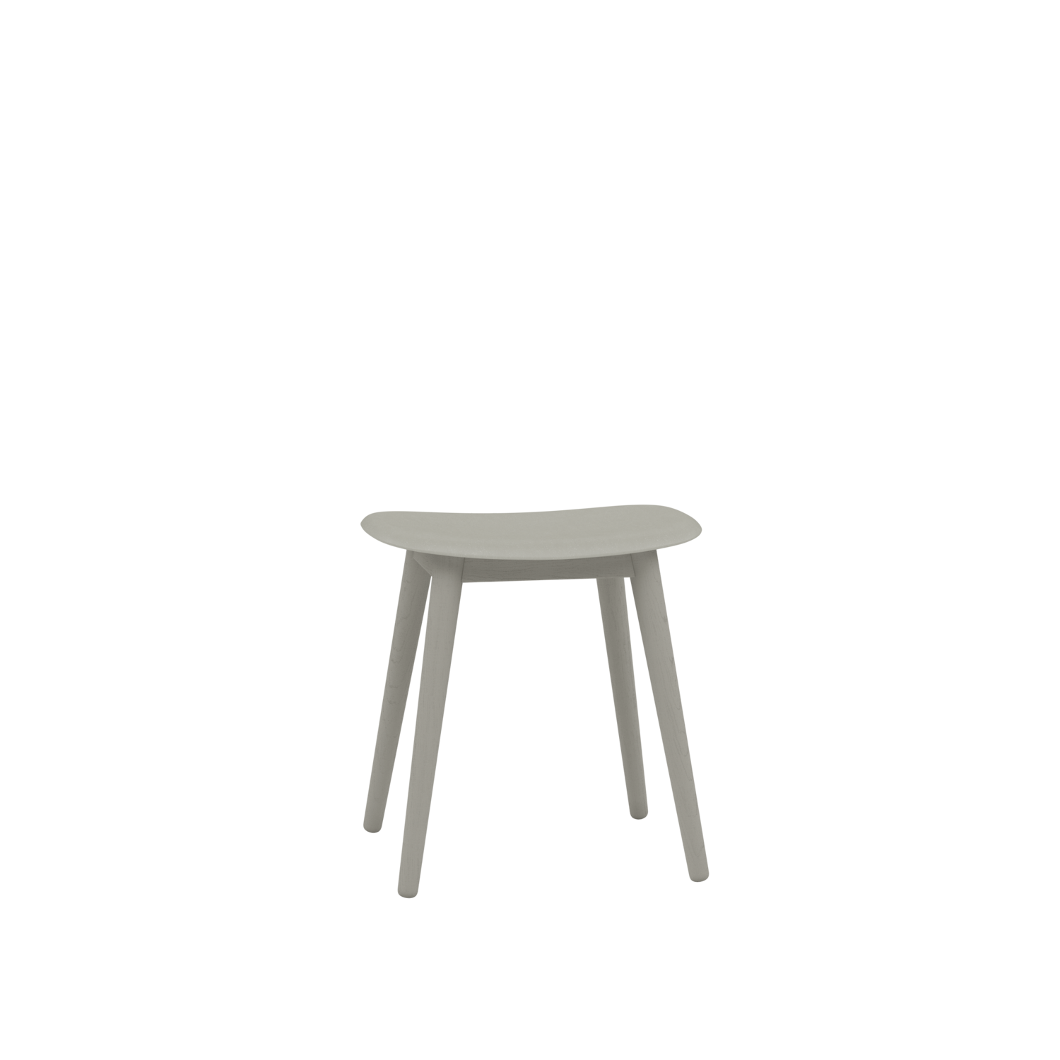 Muuto kruk Fiber Stool Wood Base