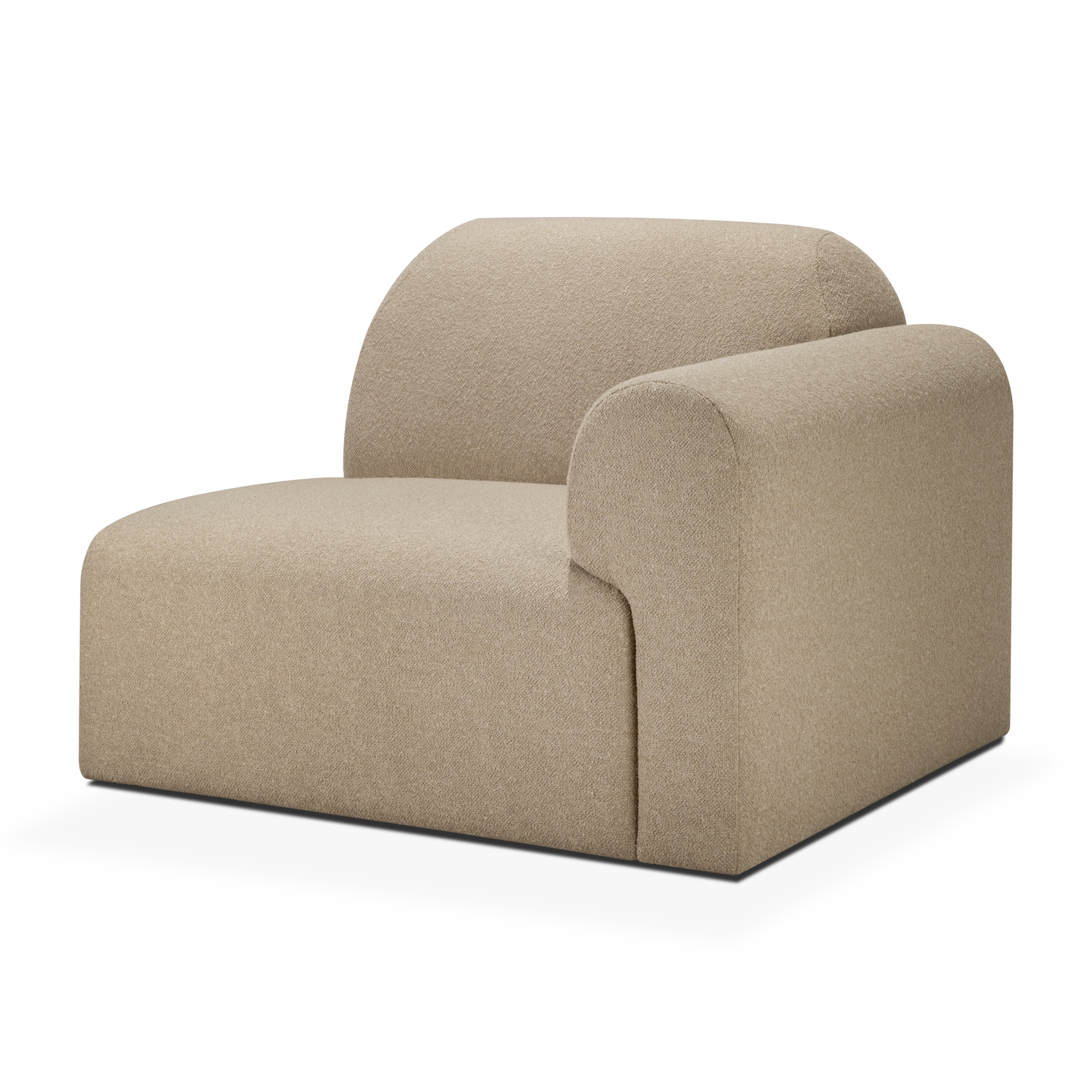Bulky modulaire sofa - almond