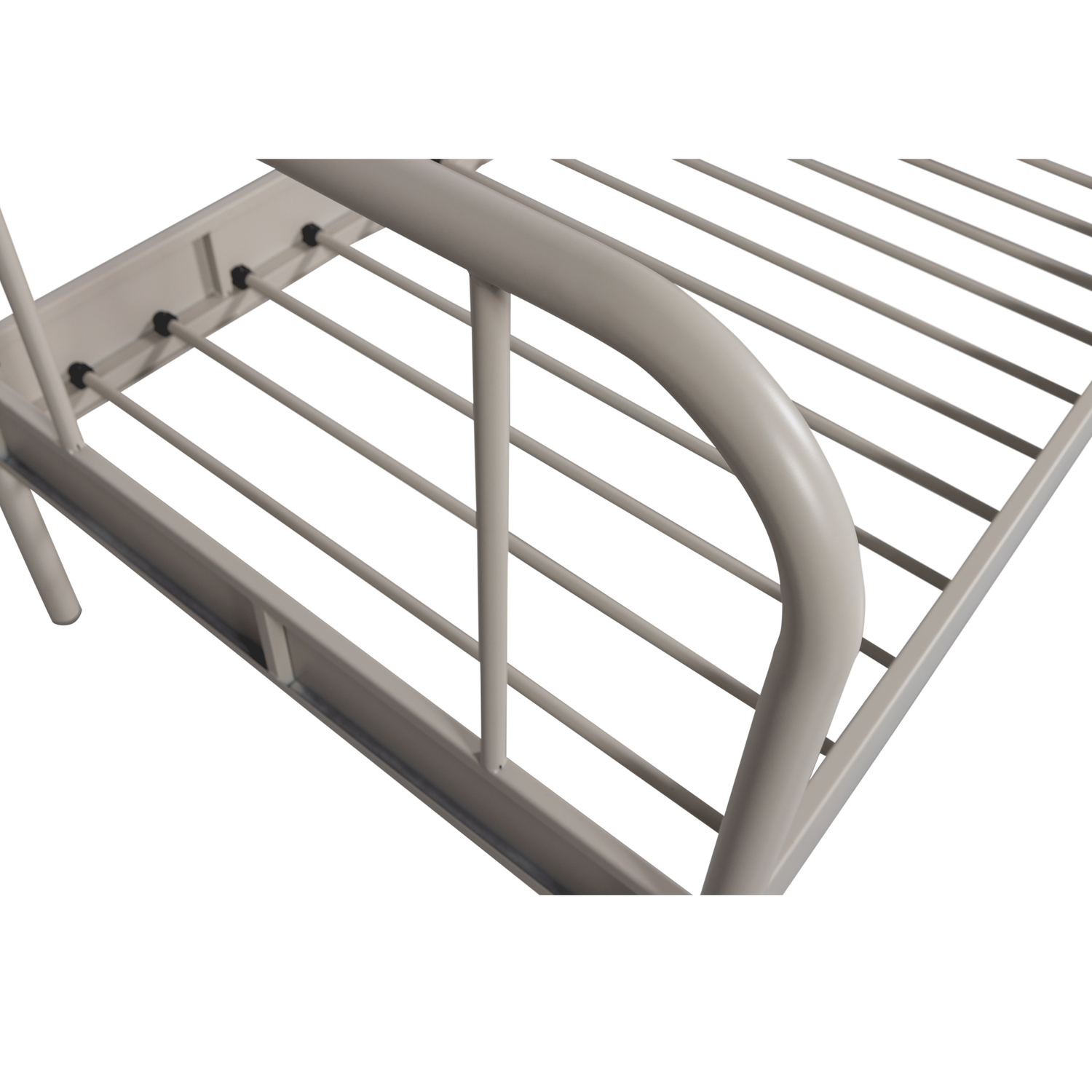 Mata 1-persoons bed metaal zand 90x200 cm